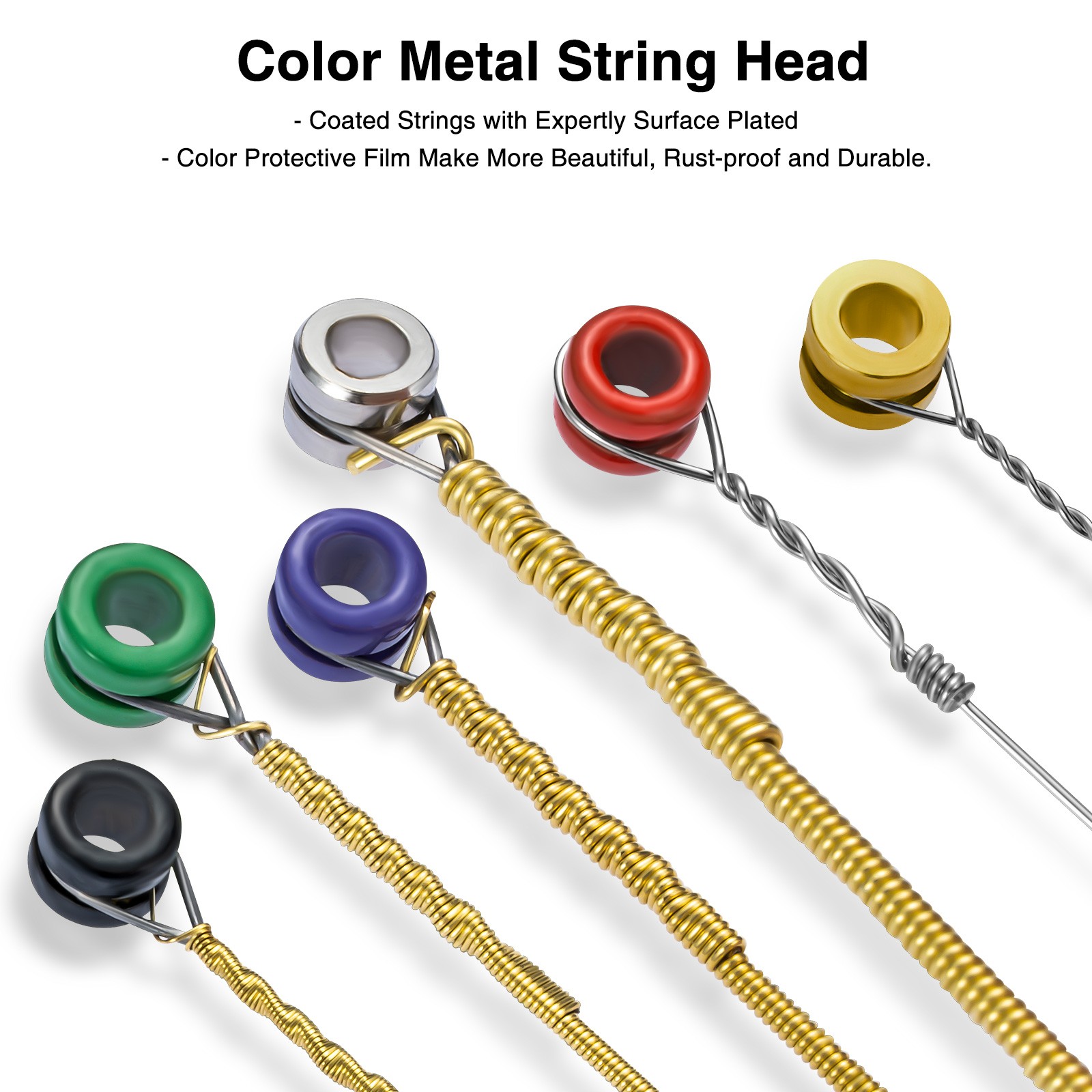 10SET Orphee RX19 Guitar Strings Set Hexagonal Carbon Steel 011-052inch 6pcs/set