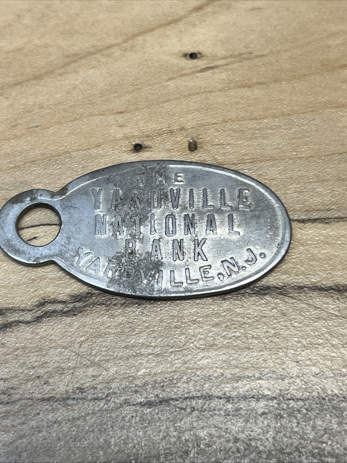 Yardville National Bank, Yardville, N. J. Key Fob *D262