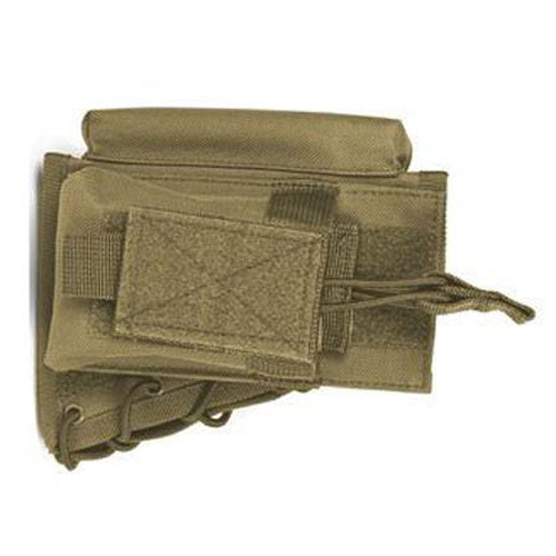 Tan Cheek Rest Stock Riser + Multicam FLAG Patch for Ruger American Ranch Rifle
