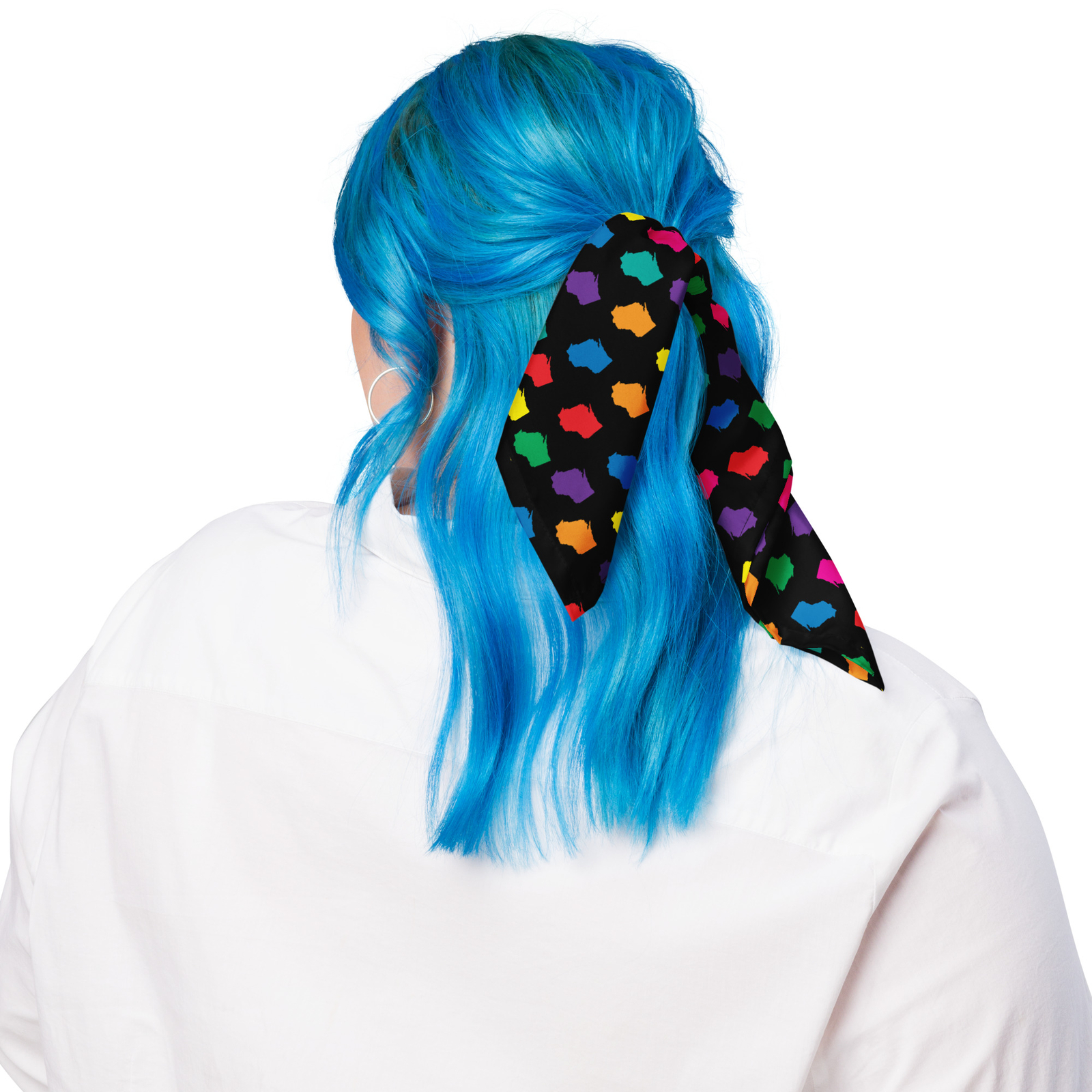 Wisconsin Colorful Pattern State Pride All-over Print Bandana