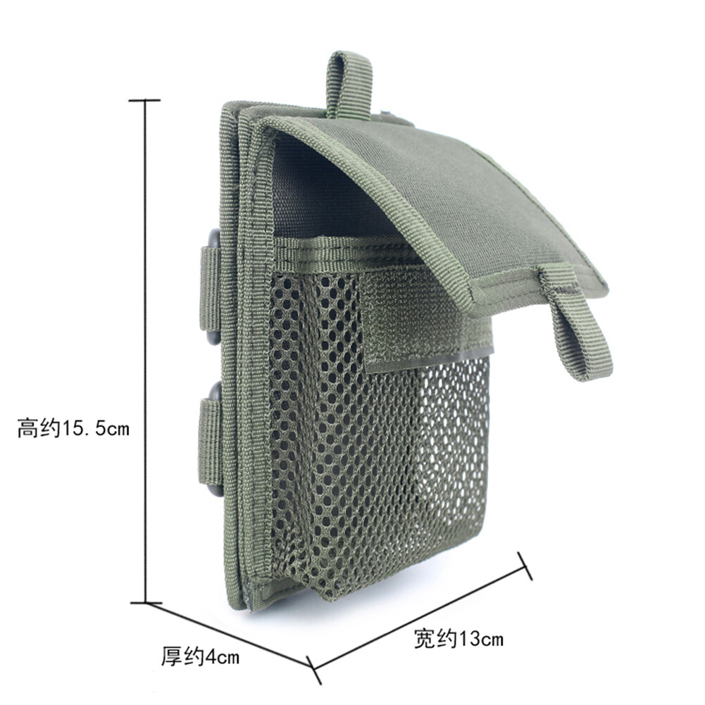 Tactical Multi-Purpose Affix Adapter Pouch Portability Mesh Backpack Accessories