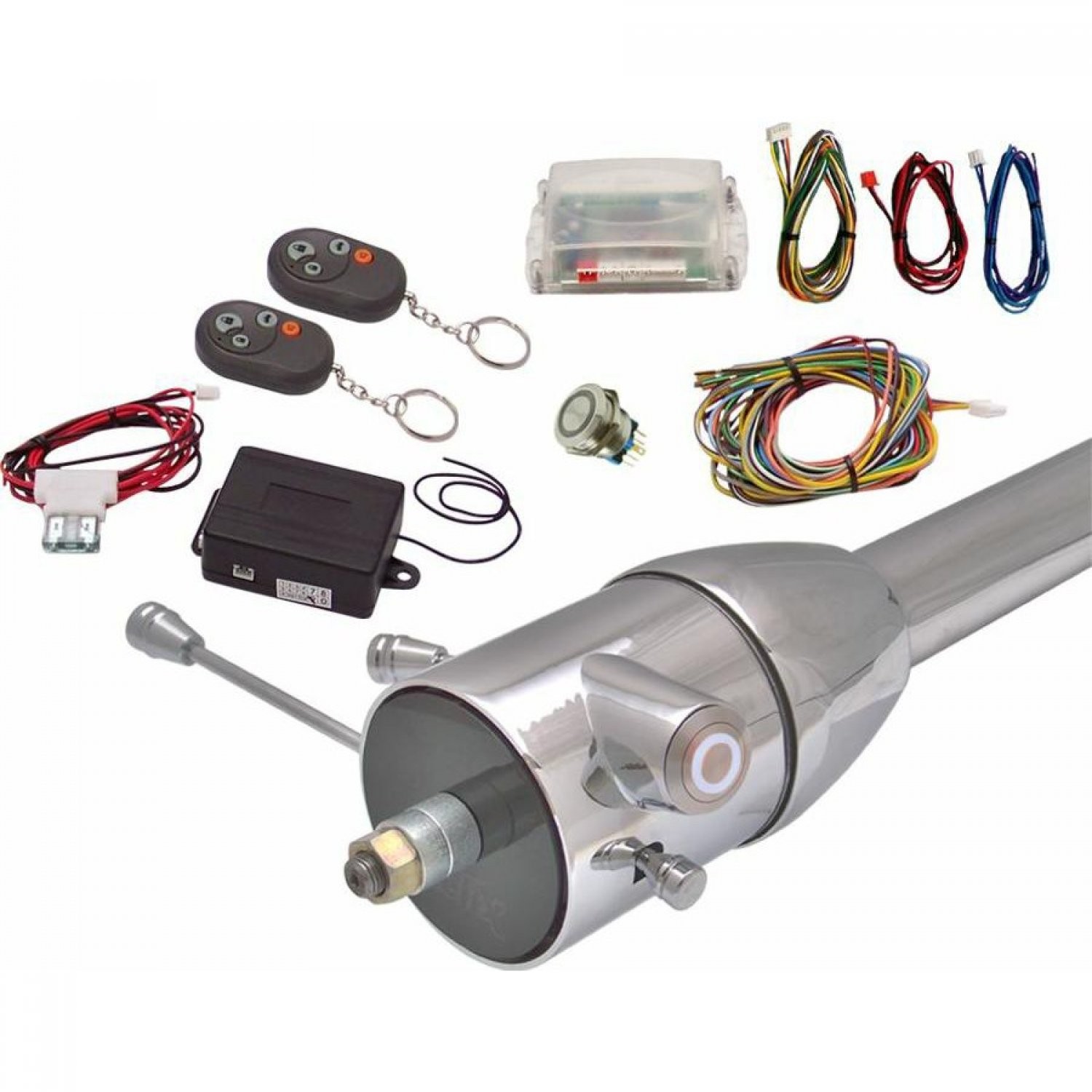 White One Touch Engine Start Kit and Remote Keep It Clean KICHFS1501W custom