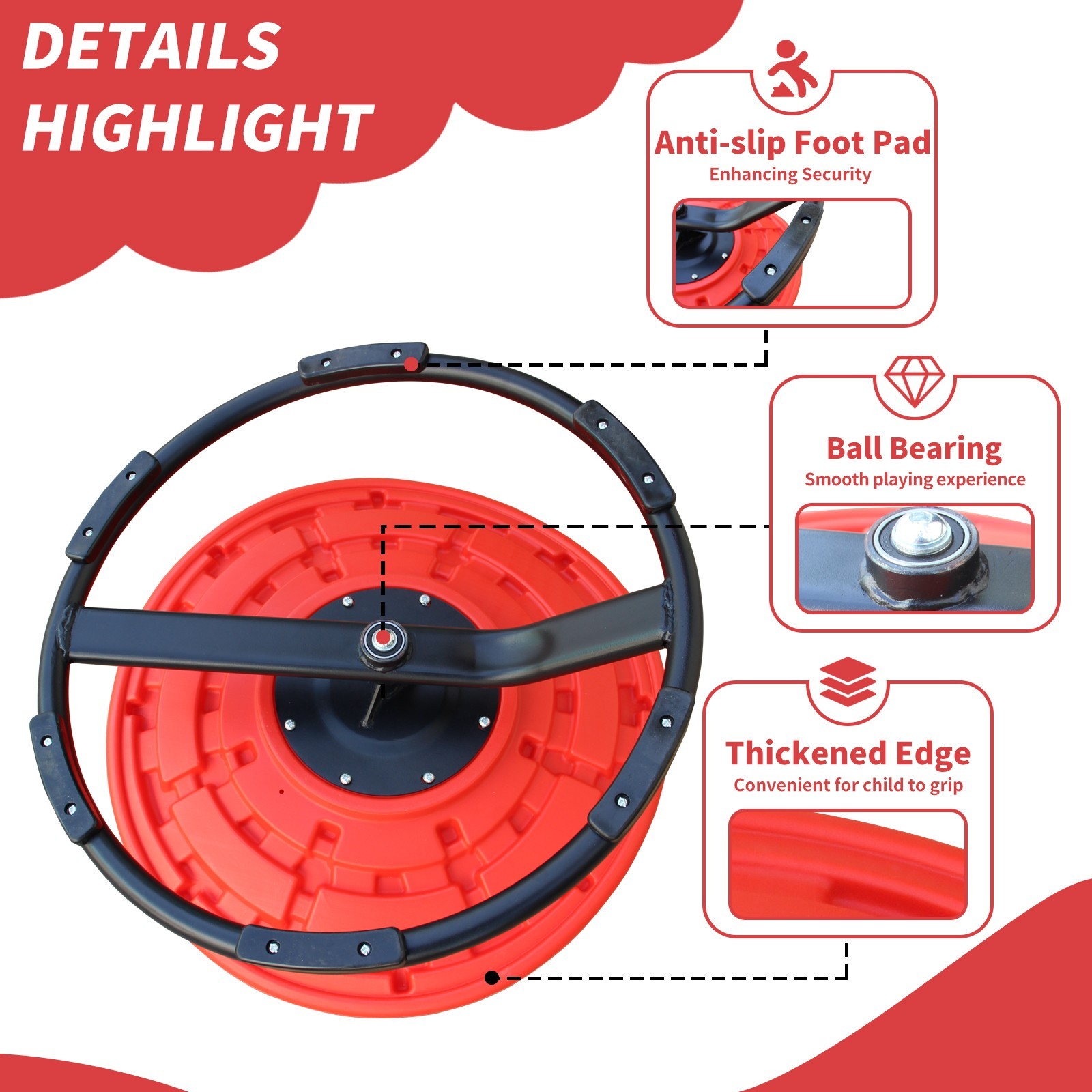 Spinning Chair for Autistic Kids Kids Sensory Swivel Chair for Body Development