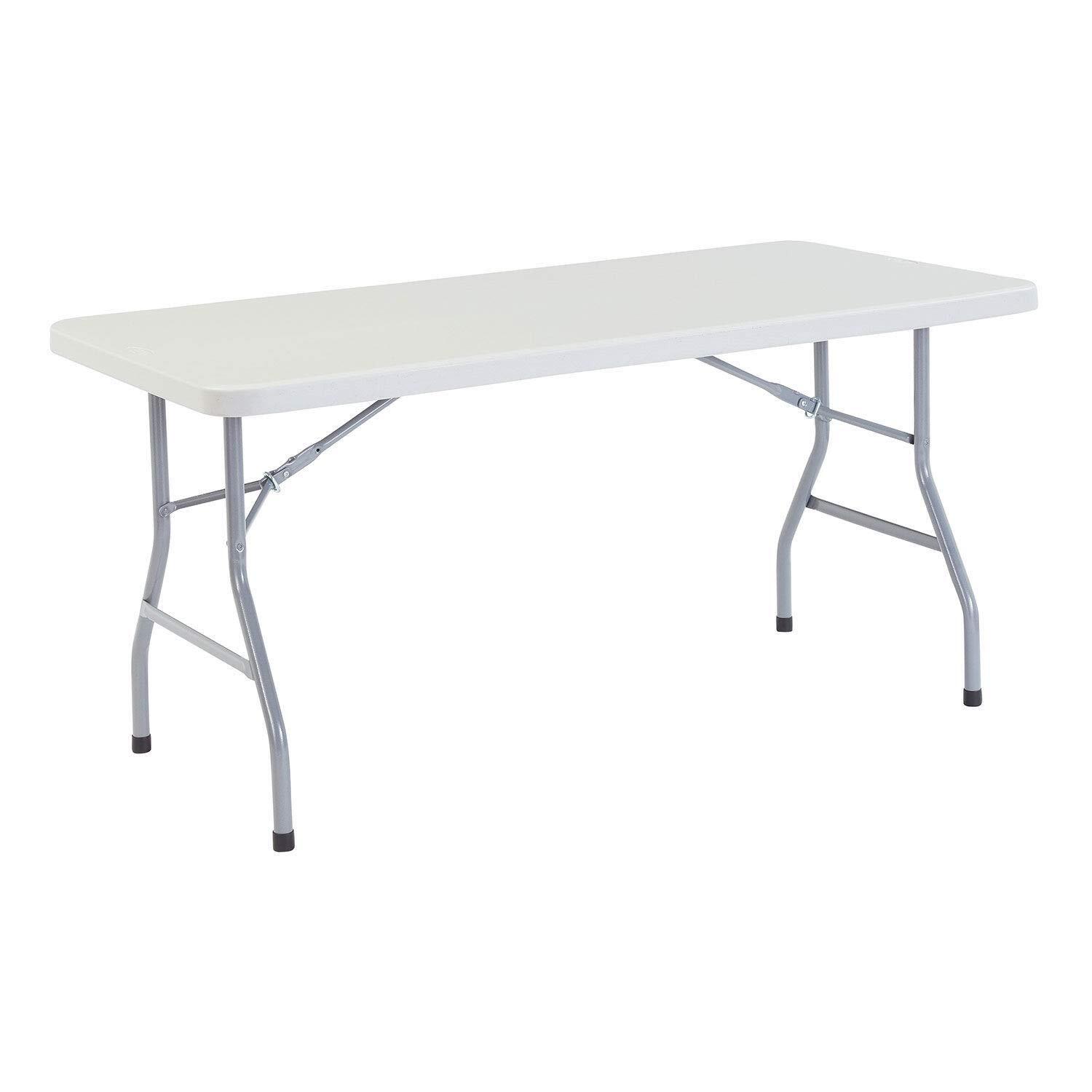 Global Industrial Plastic Folding Table 60" x 30" White