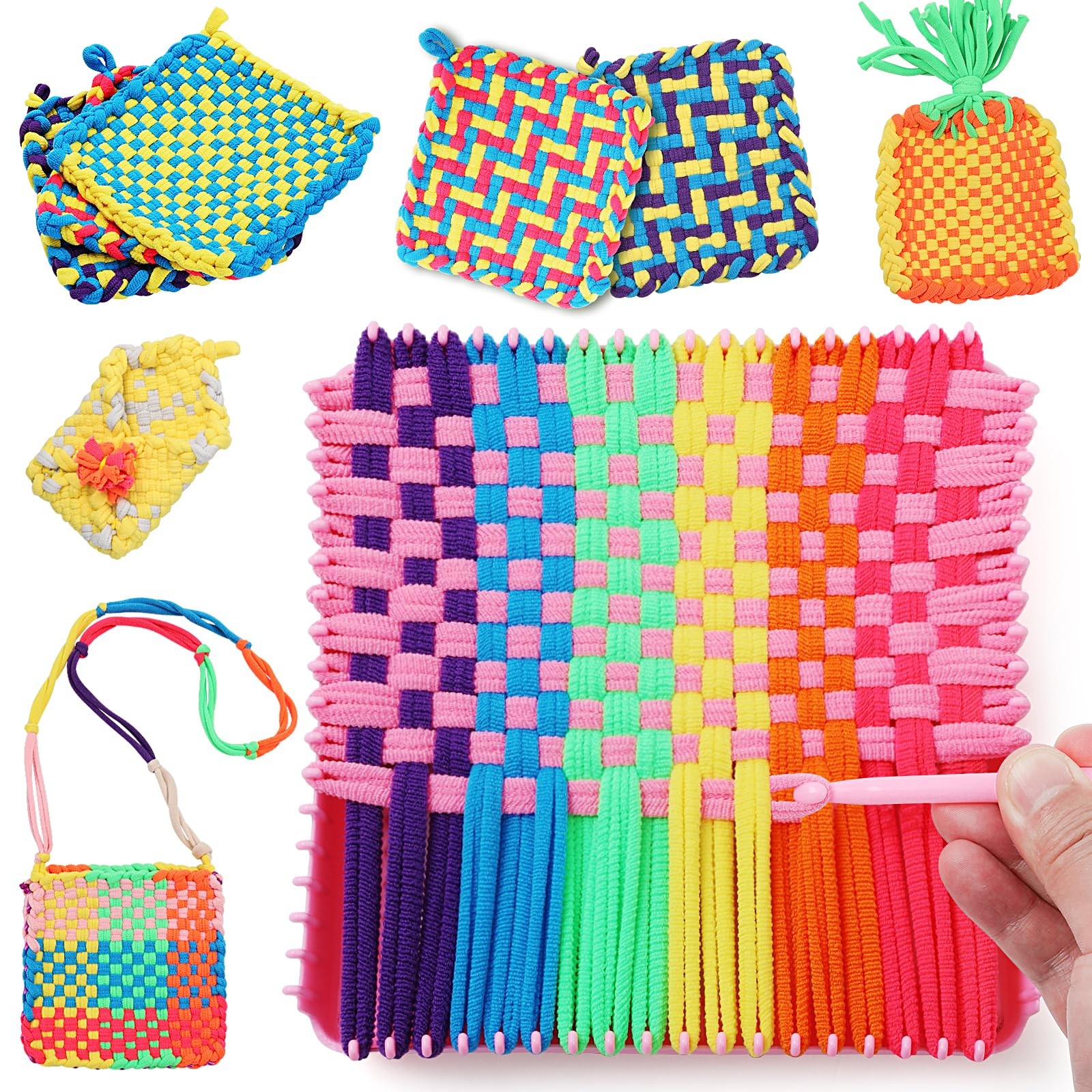 Weaving Loom Kit for - Birthday Gifts for Girls Ages 6-12, DIY Craft Kit for ...