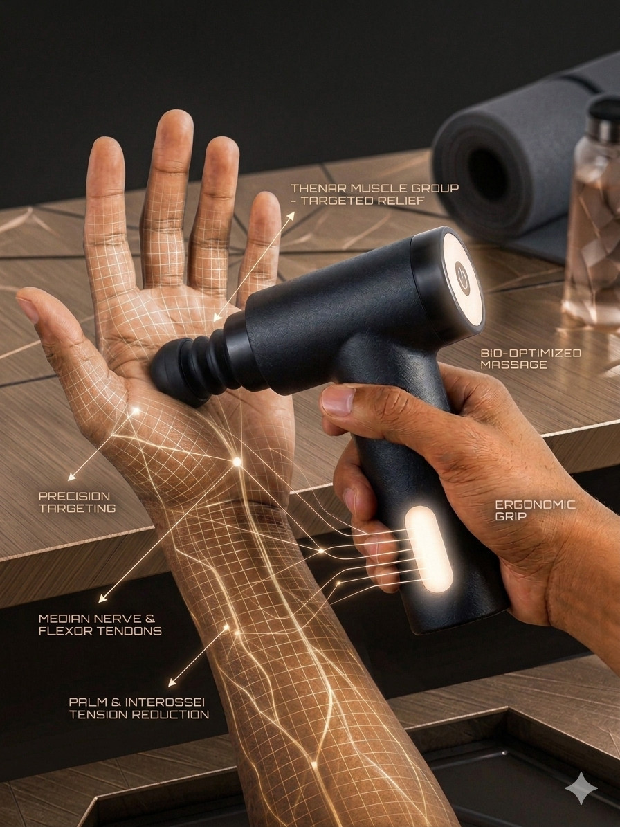 Massage Gun Deep Tissue Muscle Percussion Massager Handheld Quiet