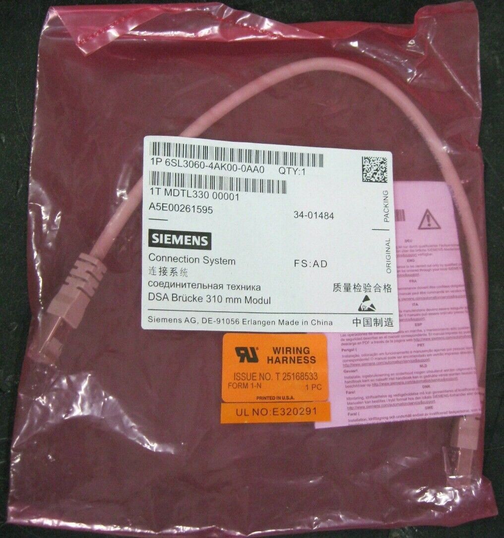 6SL3060-4AK00-0AA0 1PC NEW SIEMENS SINAMICS DRIVE-CLIQ CABLE6SL3 060-4AK00-0AA0