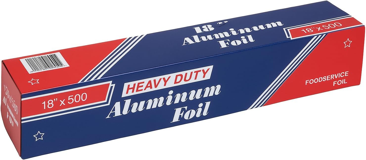 Heavy Duty Sier Aluminum Foil Roll for Food 18 Inches Heavy Duty Food