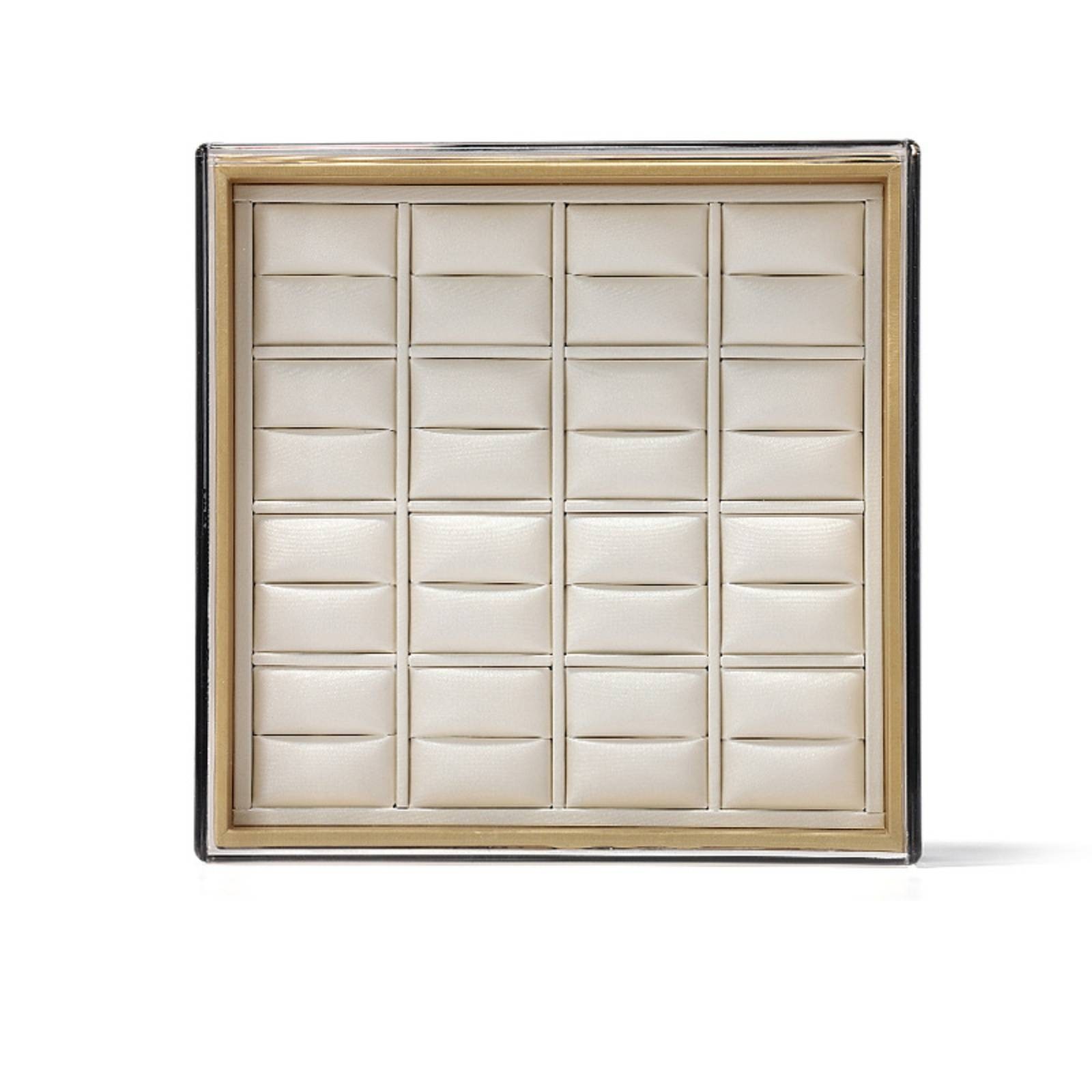 Band Display Tray with Clear Lid Dust-Resistant for Dresser, Shop Counter