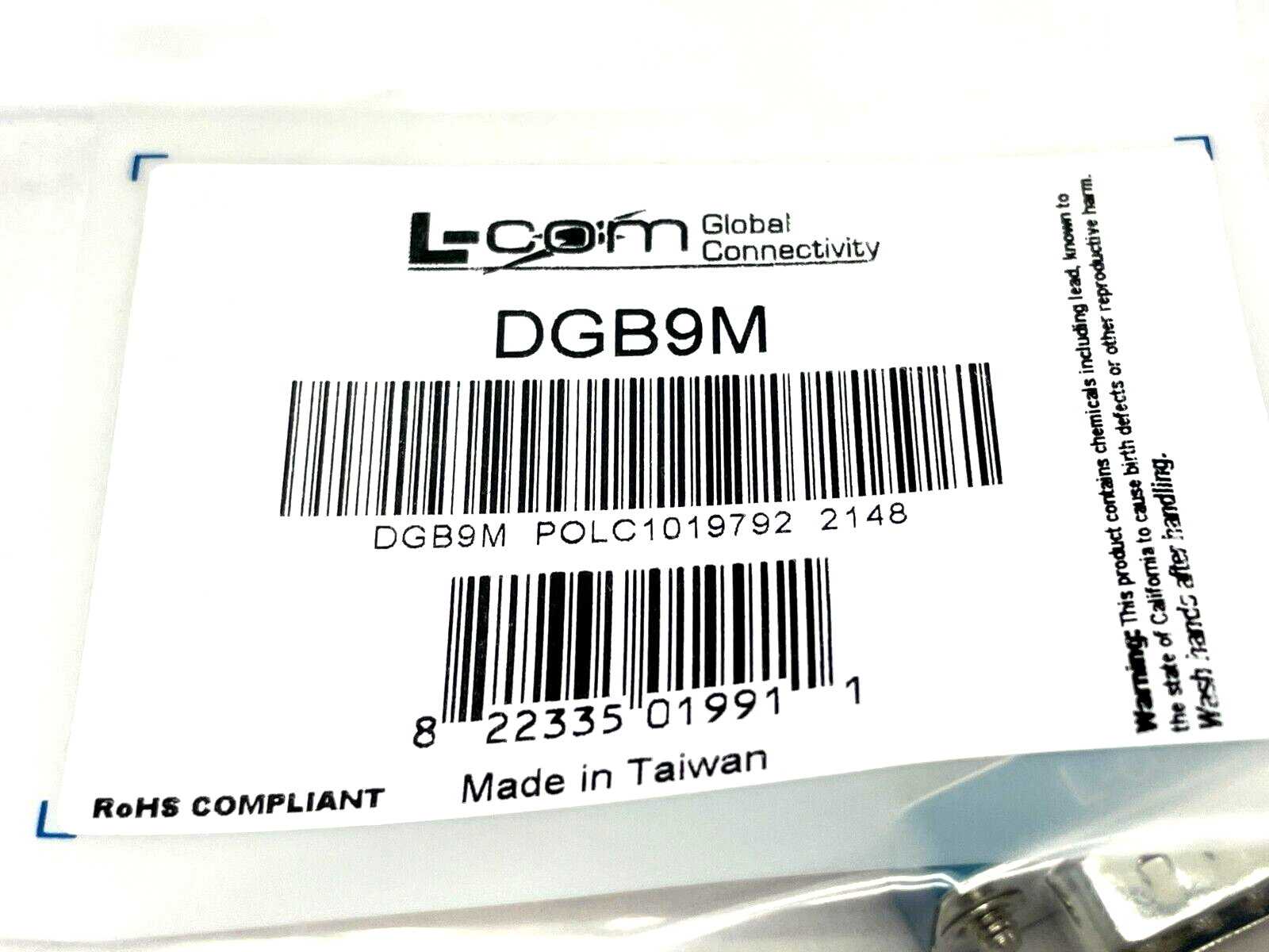 L-Com DGB9M D-Sub Adapter