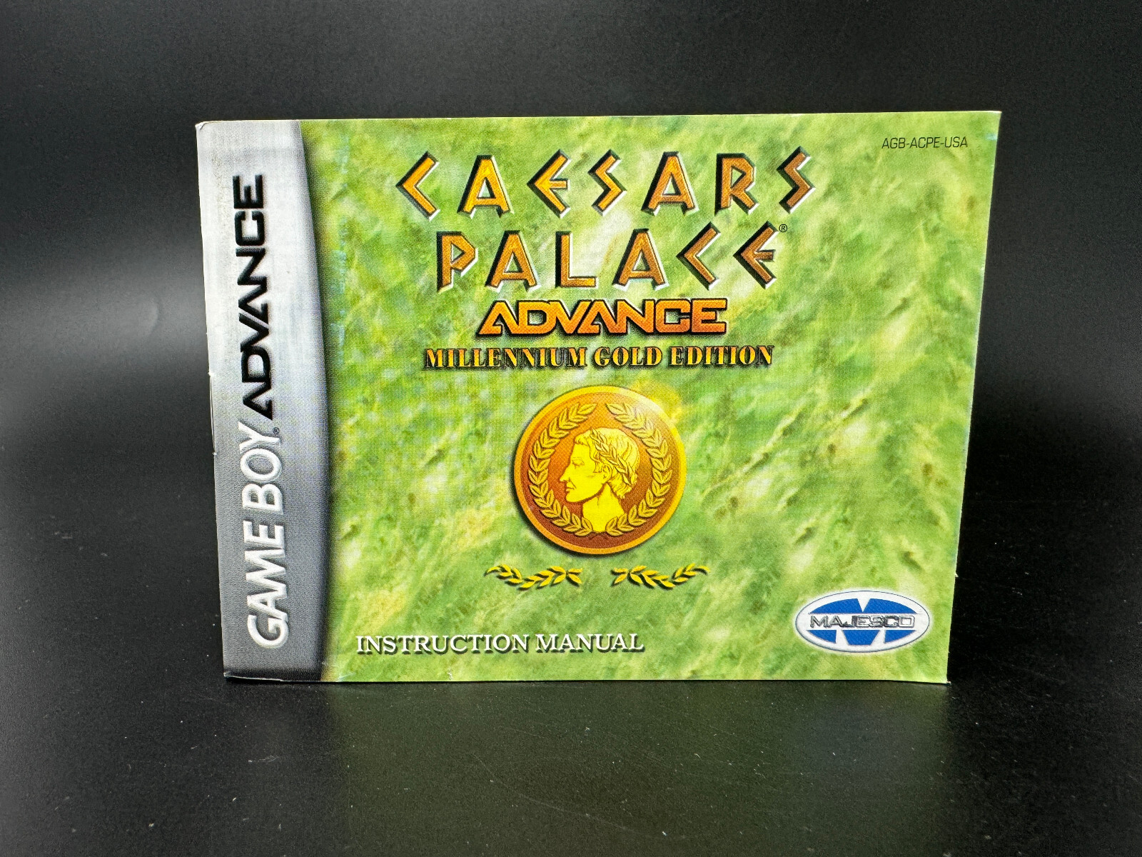 Caesars Palace Advance -- Millennium Gold Edition (Nintendo GBA) *MANUAL ONLY*