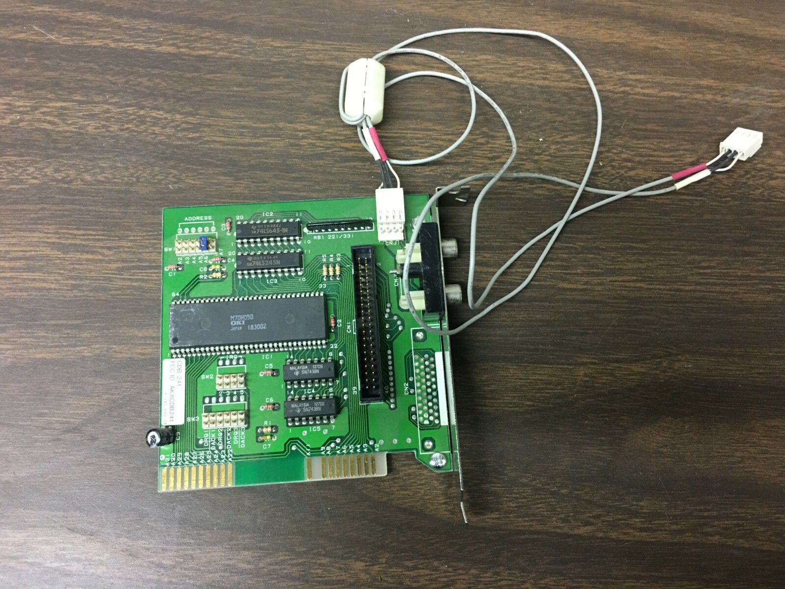 SONY CDB-242 ISA CD-ROM HOST ADAPTER GCMK-128X 1-635-742-13 8 bit isa