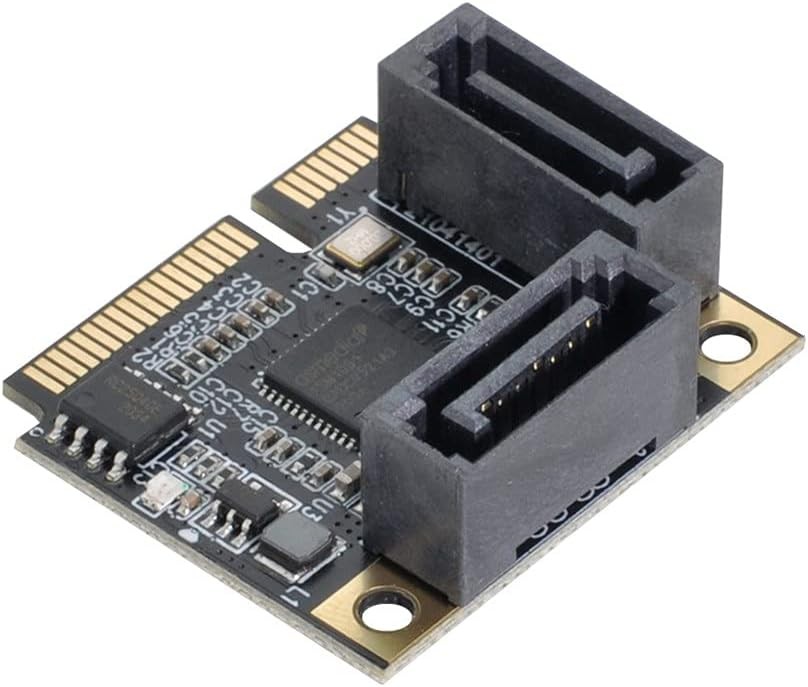 ASM1061 Mini Pcie to SATA3.0 Expansion Cards Adapter Converter Controller for