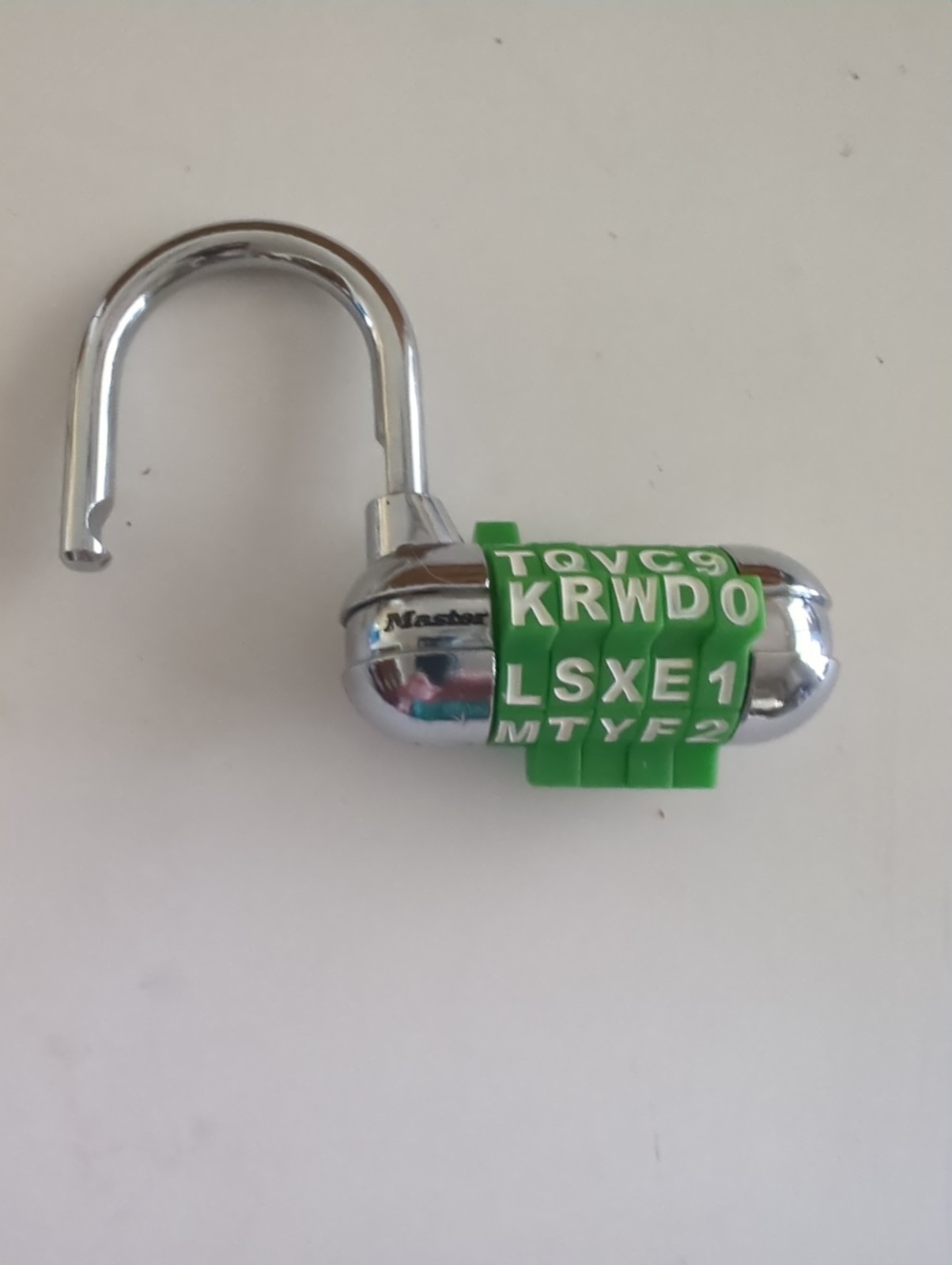 Master Lock Letters And Numbers Unknown Combination It's a Puzzle For you!
