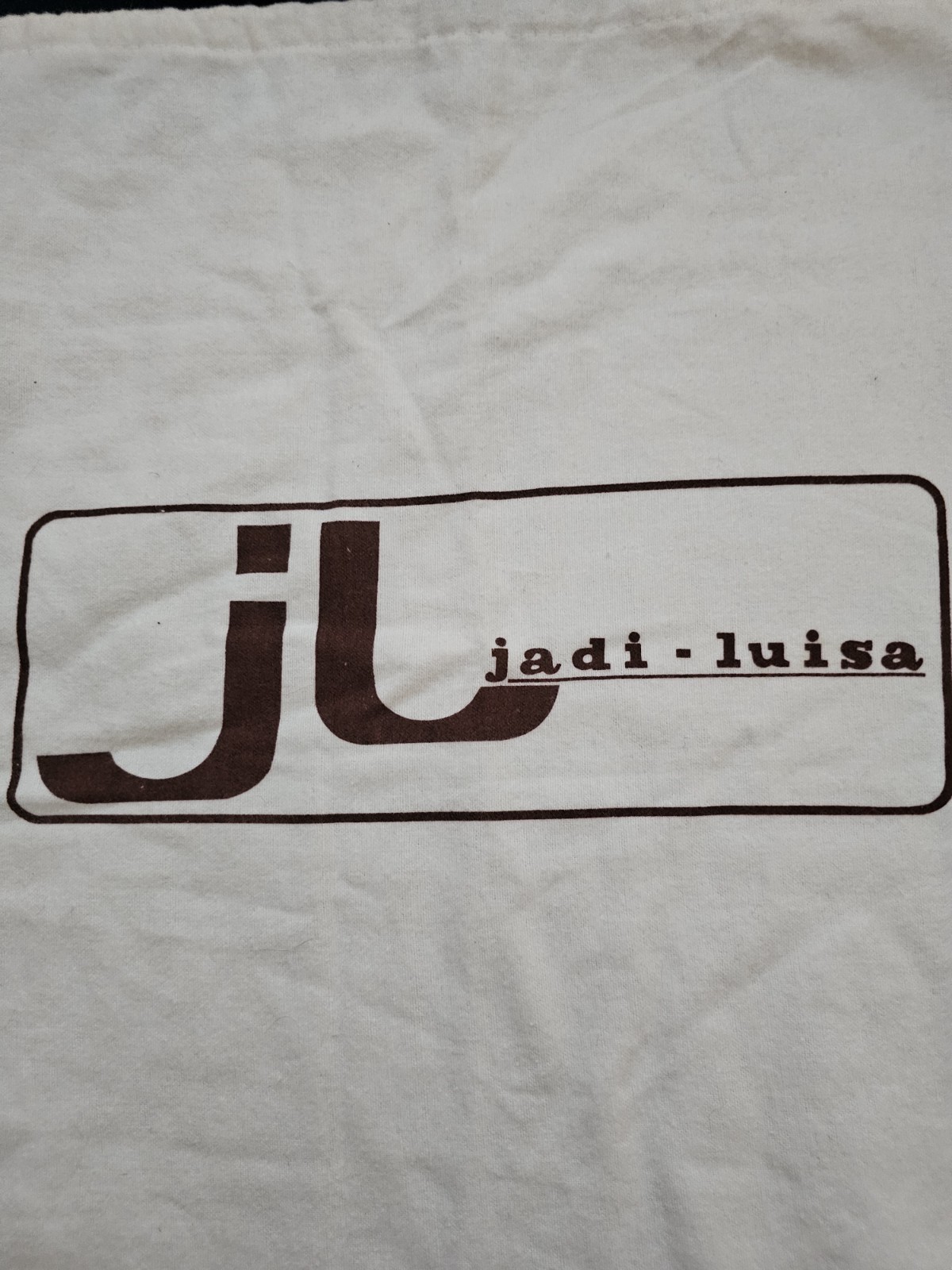 Jadi - Luisa Dust Bag 17.5 X 17.5 White Flannel Drawstring
