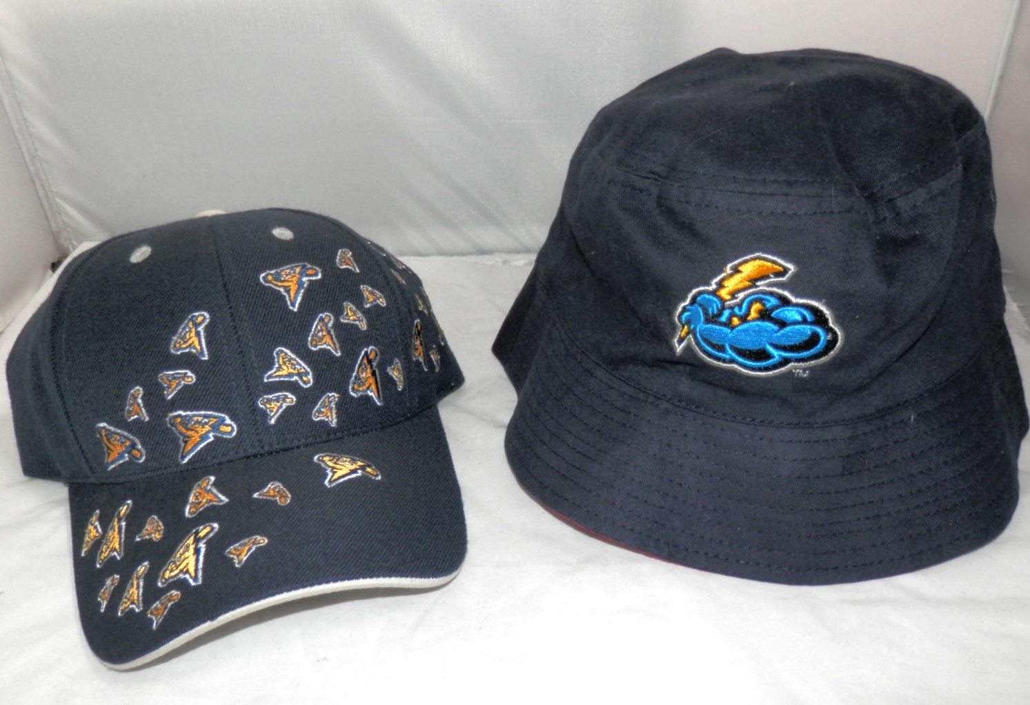 New Trenton Thunder Alt. Lightning Bolt Logo Cap American Needle + Bucket Hat