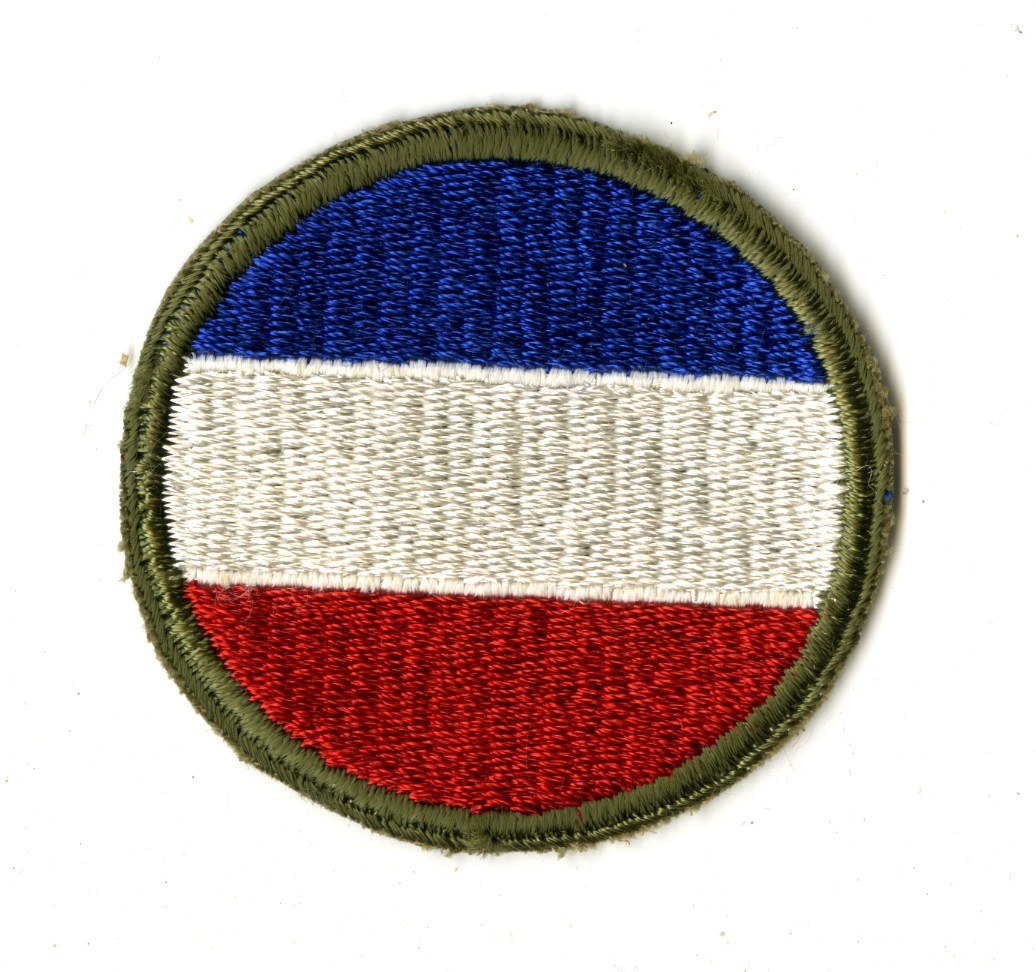 Army Ground Forces White Back Patch WWII Original