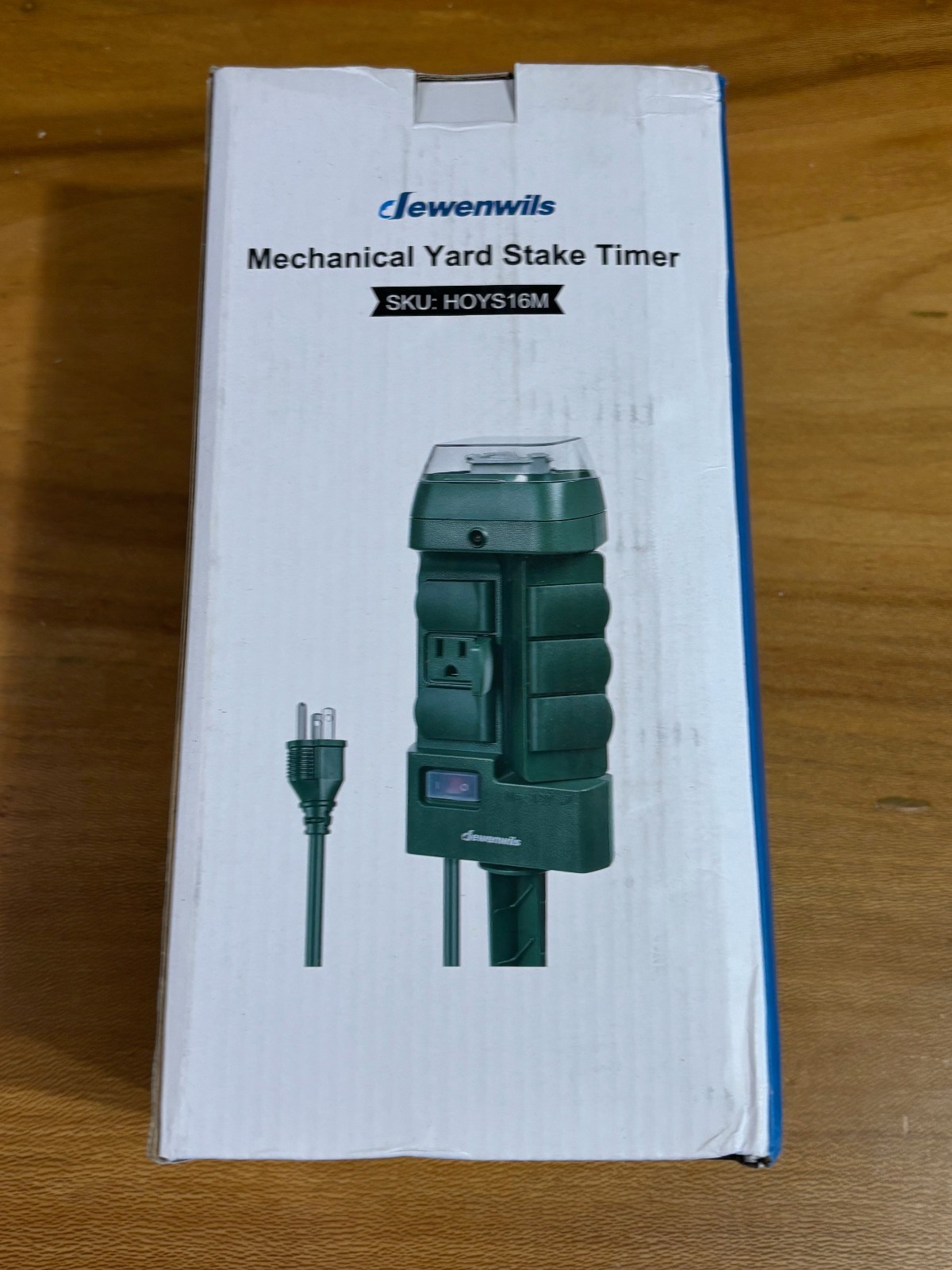 DEWENWILS Outdoor Mechanical Power Stake Timer for ChristmasDecora Yard Stake