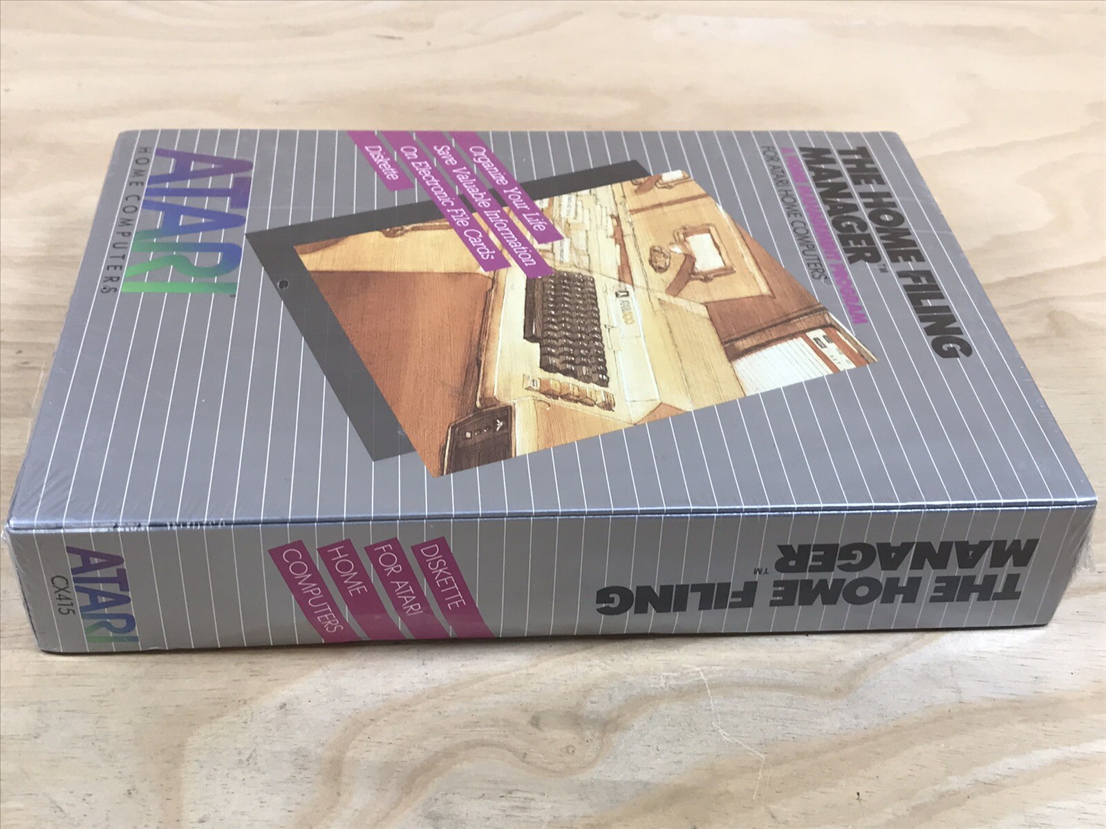 Atari The Home Filing Manager A Home Management Program For Computers New Sealed