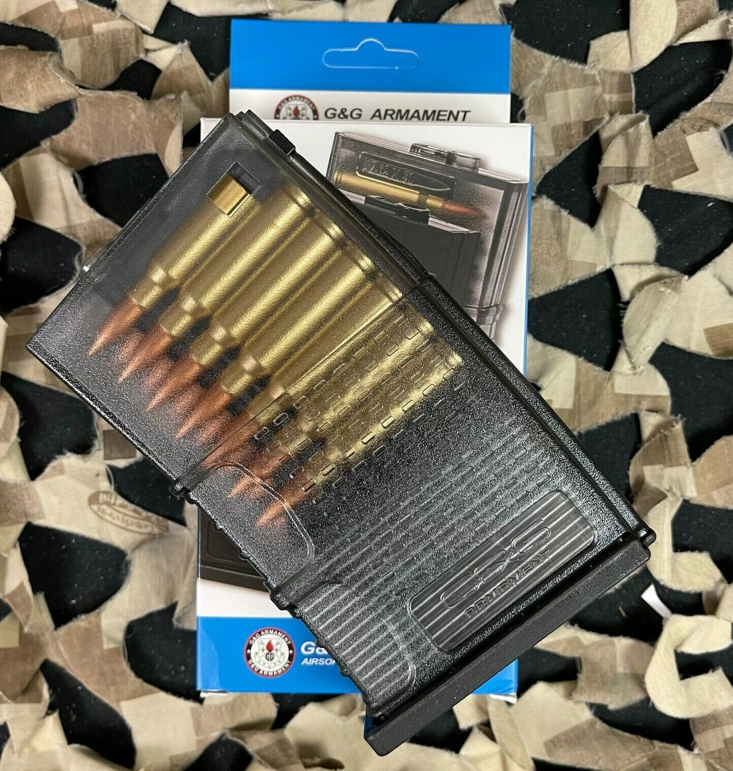 NEW G&G Armament TR16 MBR 308 Low-Cap G2H 40 Round Magazine - Black (G-08-160)