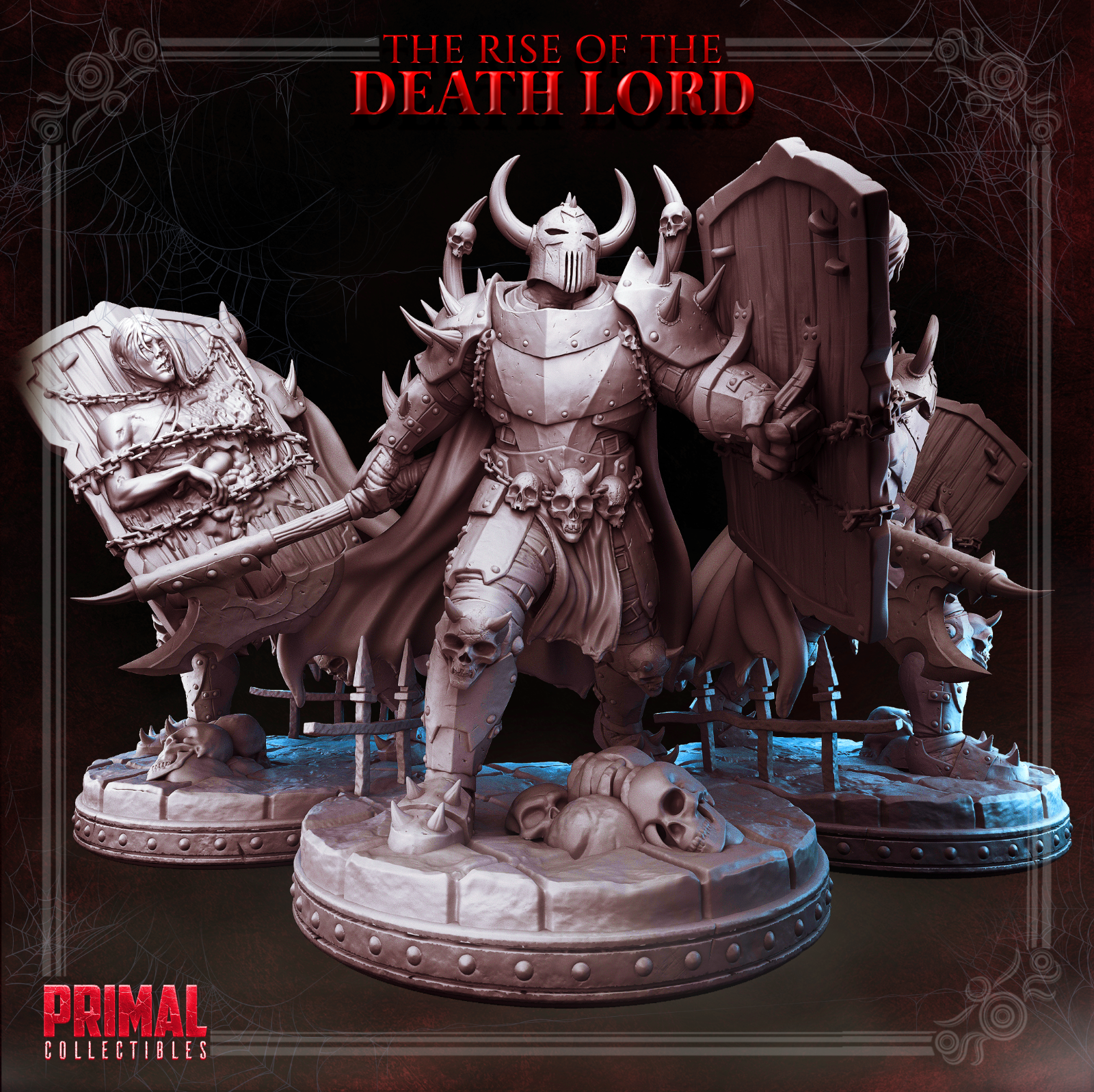 Primal Collectibles Dark Knight Enemy Miniatures 32mm DnD Boss Set