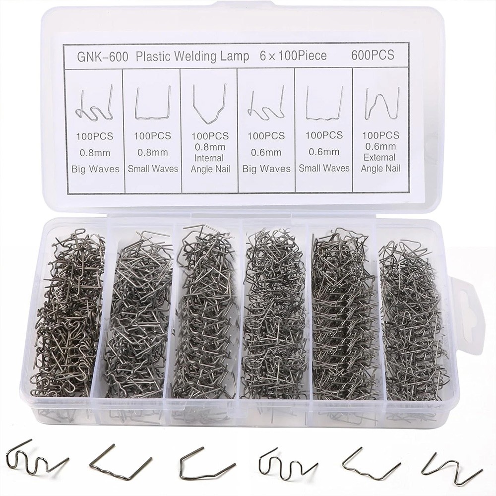600pcs set Welding Studs Bumper Machine Plastic Nail Standard inner corner