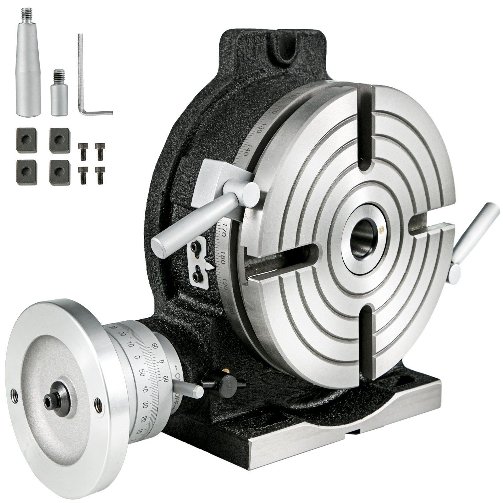 8in Rotary Table Precision Horizontal Vertical 3MT Milling Boring