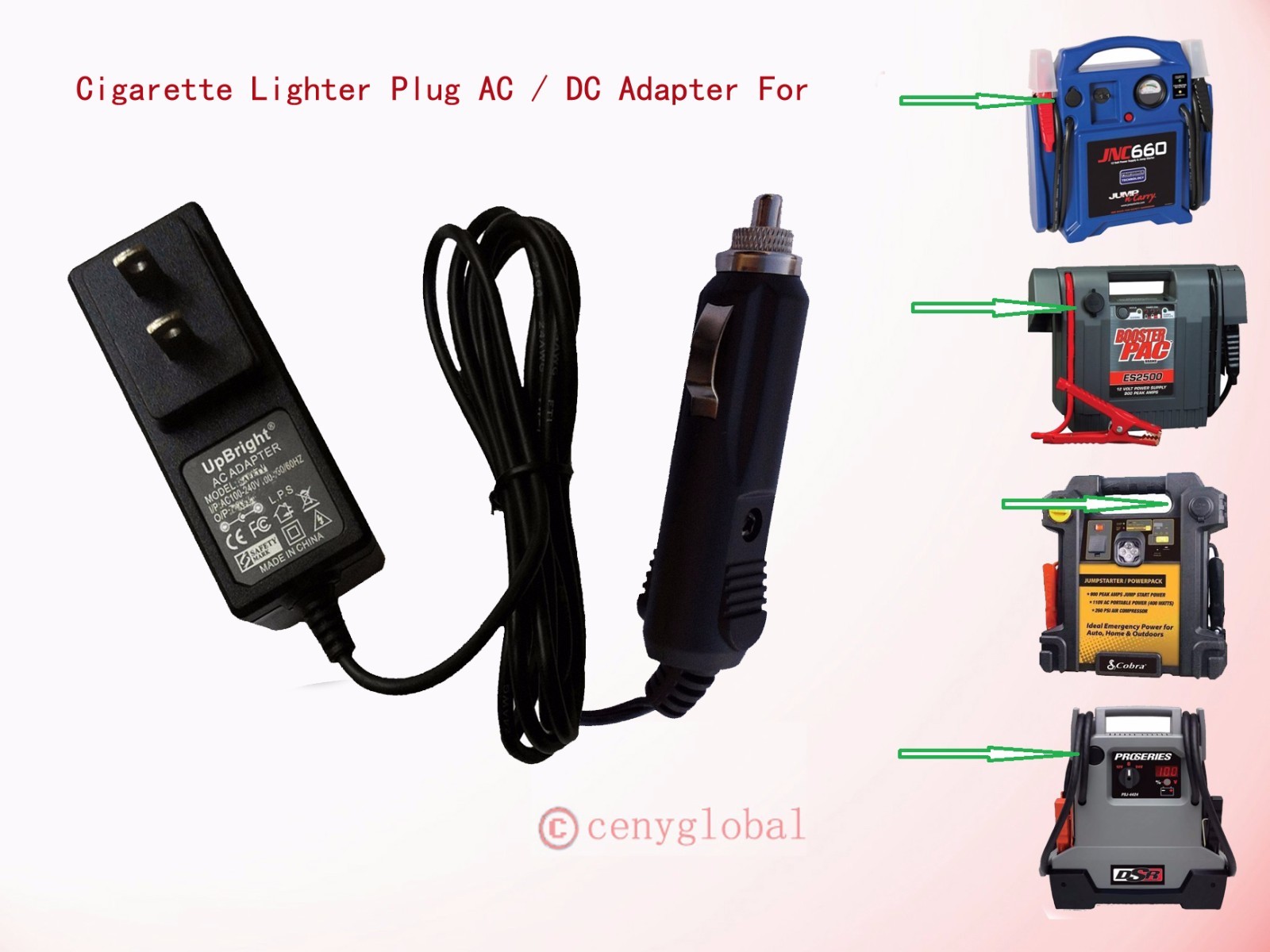 For Duracell DRJS10 A DRJS20 C jump starter Compressor 600 750 A power pack Amps
