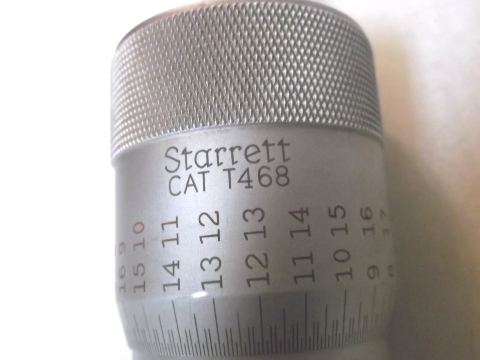 Starrett T468 Postable Depth Micrometer 1" Range 4 Tenth Accuracy