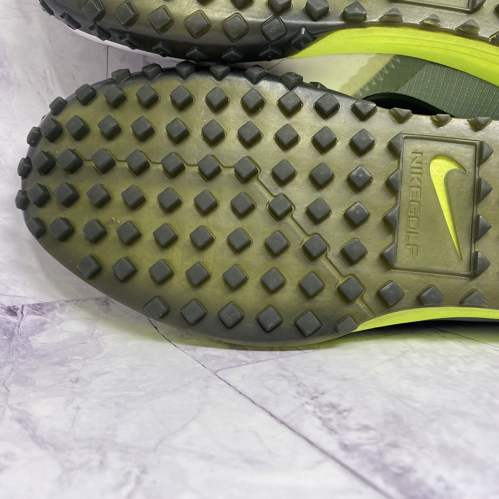 Nike Lunar Mont Royal Golf Shoes Spikeless Mens Sz 10 W Wide White 652531-101