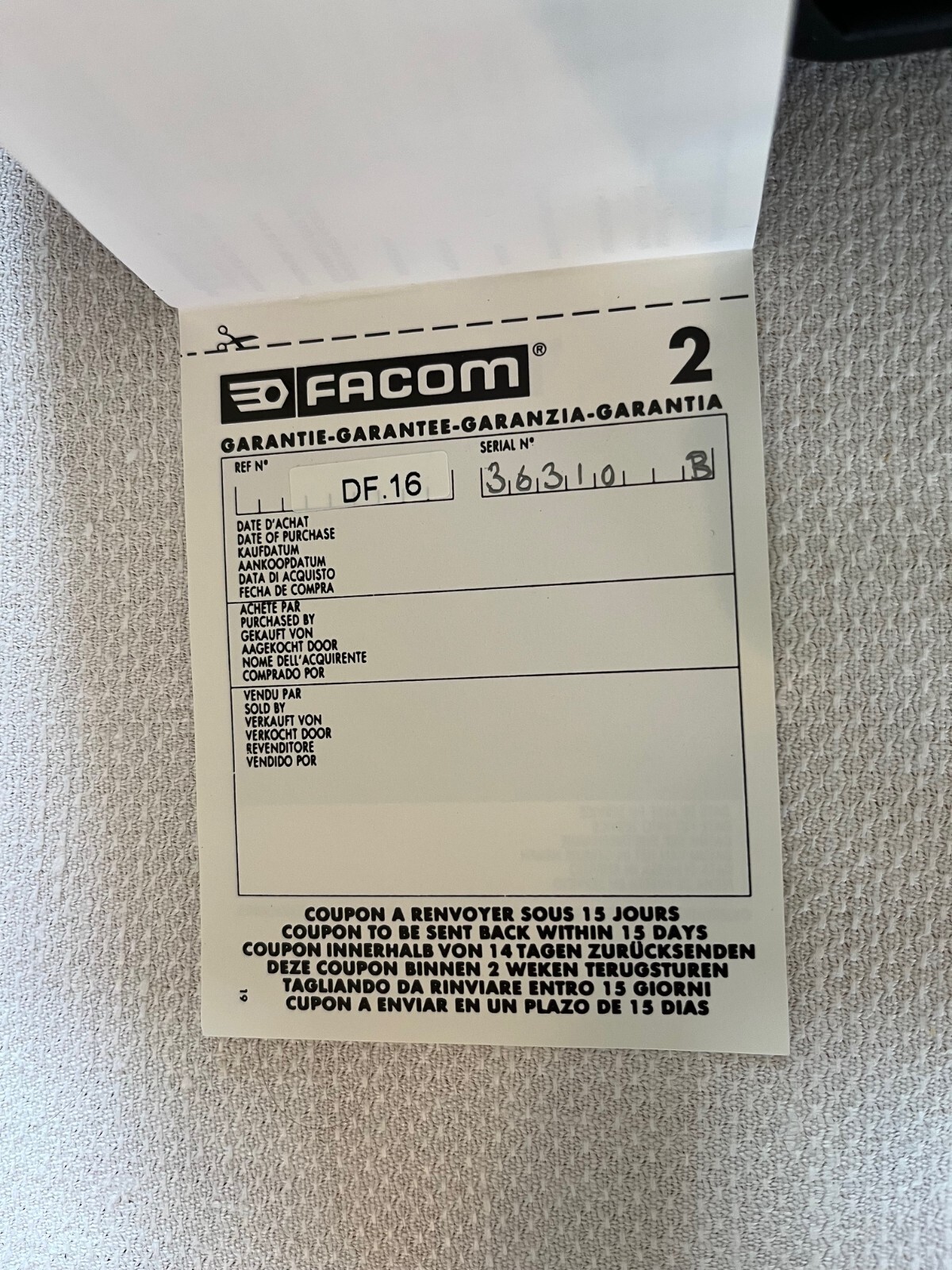 Facom DF.16 DOT Brake Fluid Tester