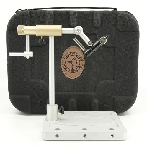 Kingfisher Fly Tying Clarkfork Fly Tying Vise Deluxe Kit