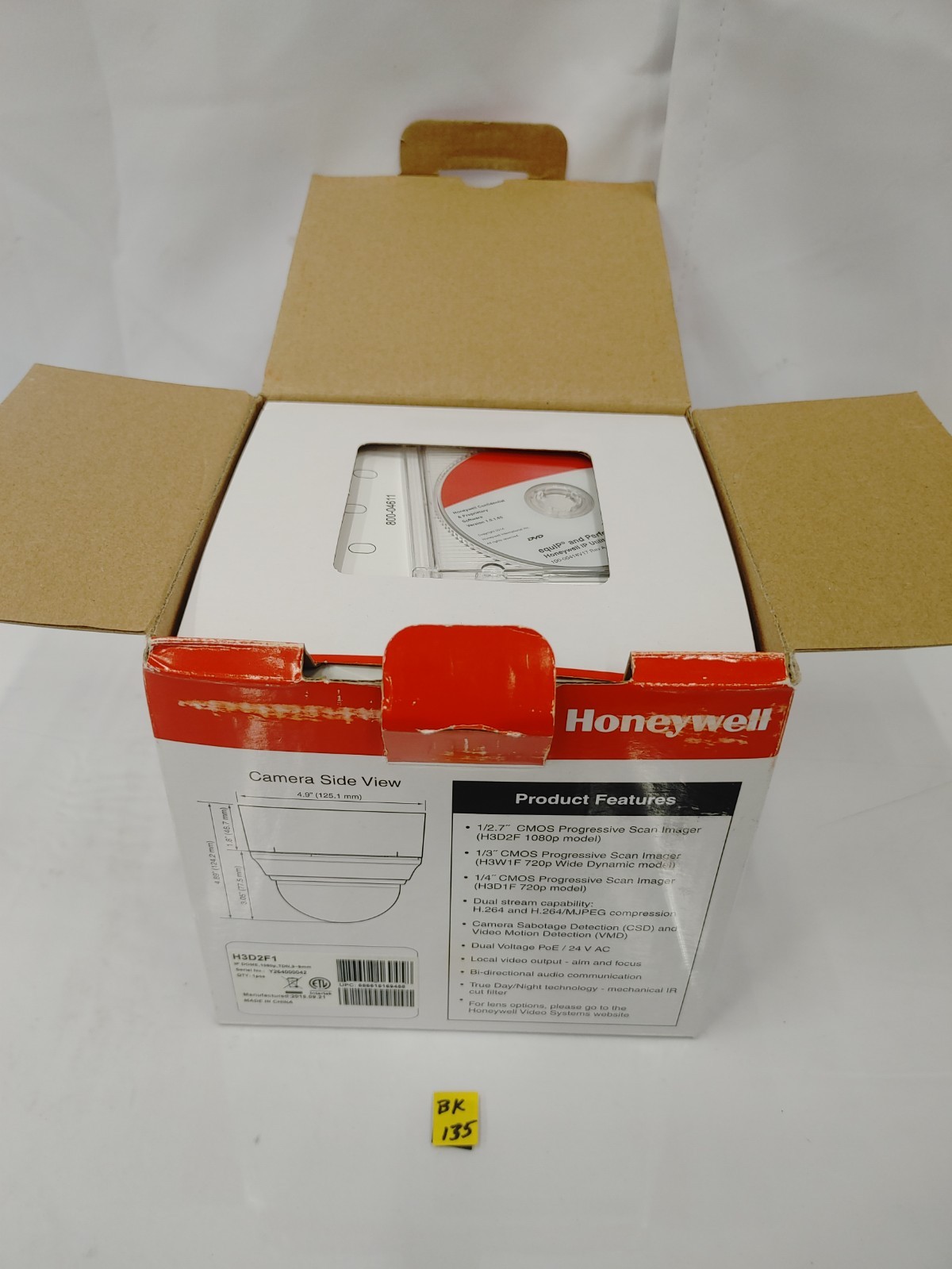 Honeywell H3D2F1 2MP Indoor Mini Dome IP Security Camera
