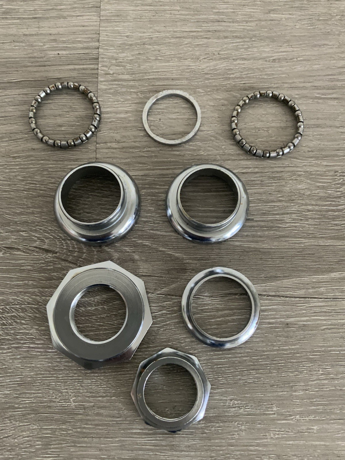 BRITISH STEEL HEADSET ONE INCH THREADED BSA 148 GRAMS