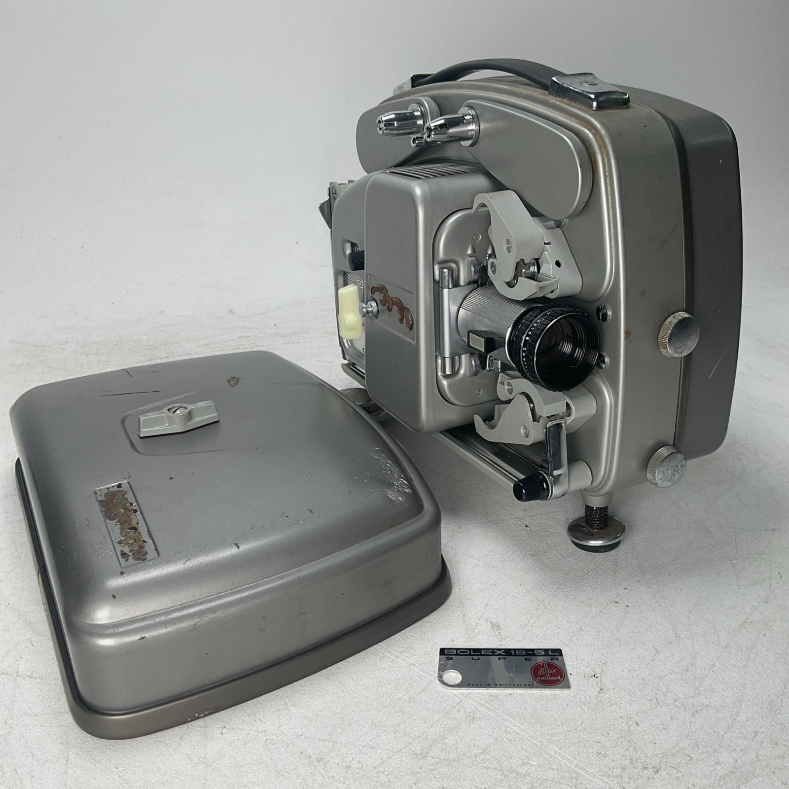 Bolex Paillard 18-5 L Super 8mm Vintage Film Movie Projector - Broken Untested