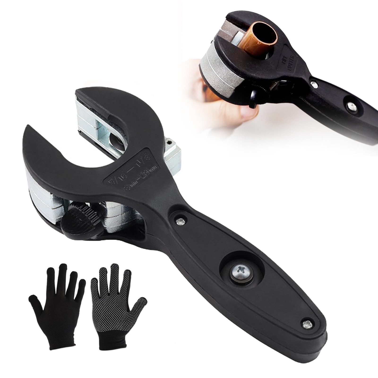 Ratcheting Tubing Cutter, Cutter 1/4" To 7/8", 2 in 1 to 7/8"