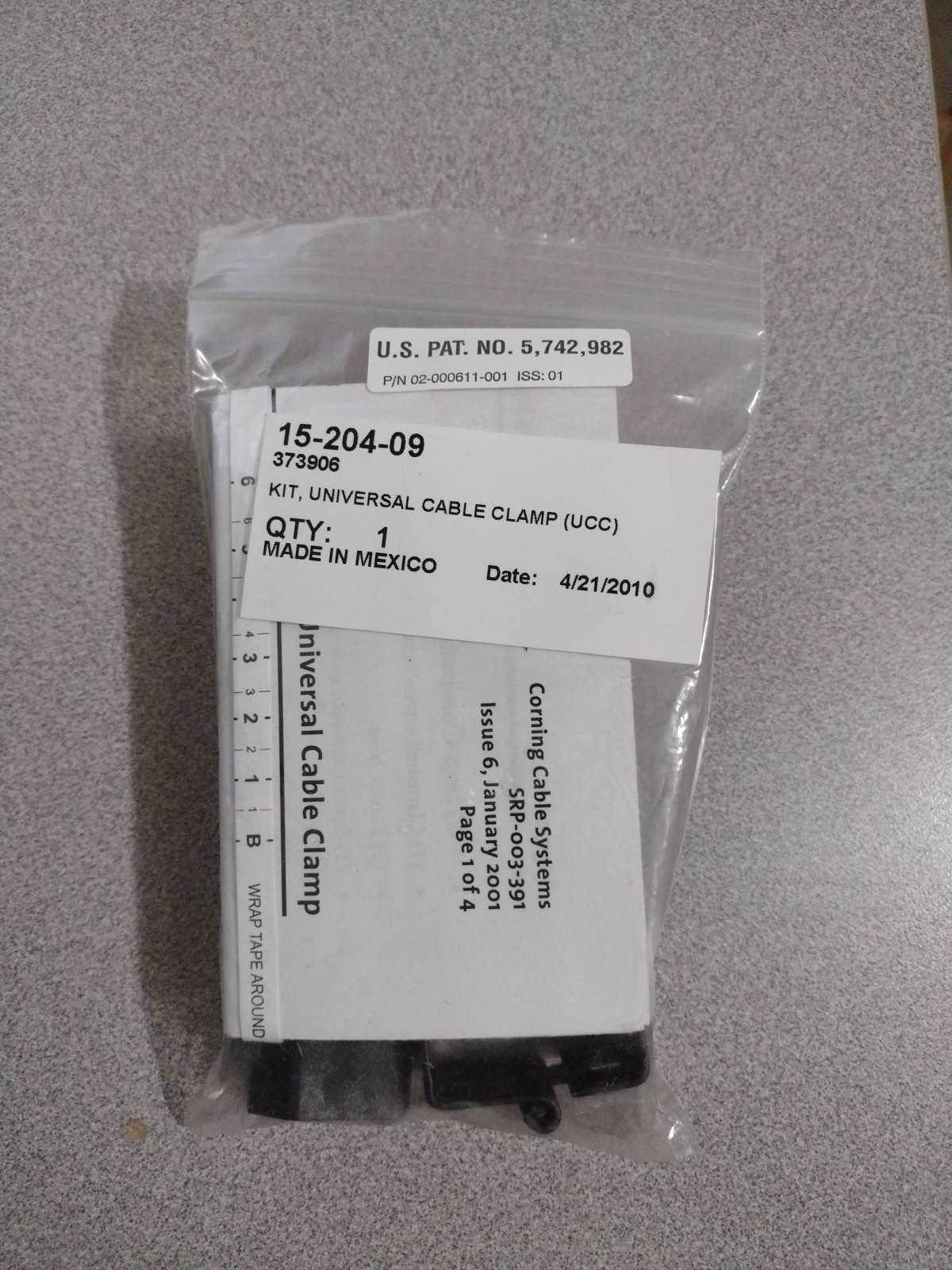 Universal Cable Clamp (UCC) Kit 15-204-09 373906