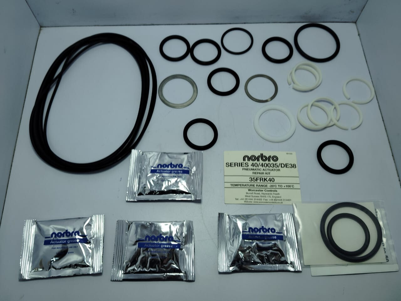Norbro  35FRK40 Pneumatic Actuator Repair Kit.