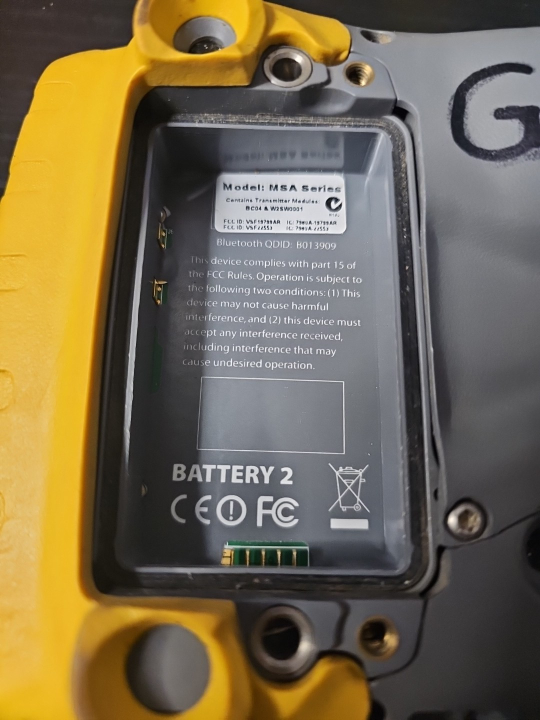 Topcon Tesla MSA SERIES Field Controller No Batteries Untested