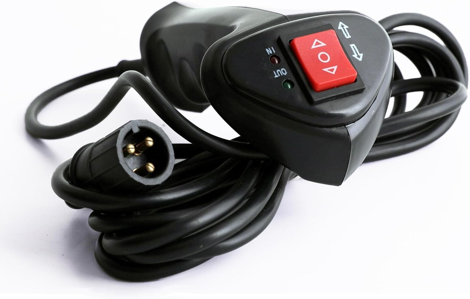 3-Pin Male Plug Electric Winch Handheld Remote Controller with 11.48ft Cable