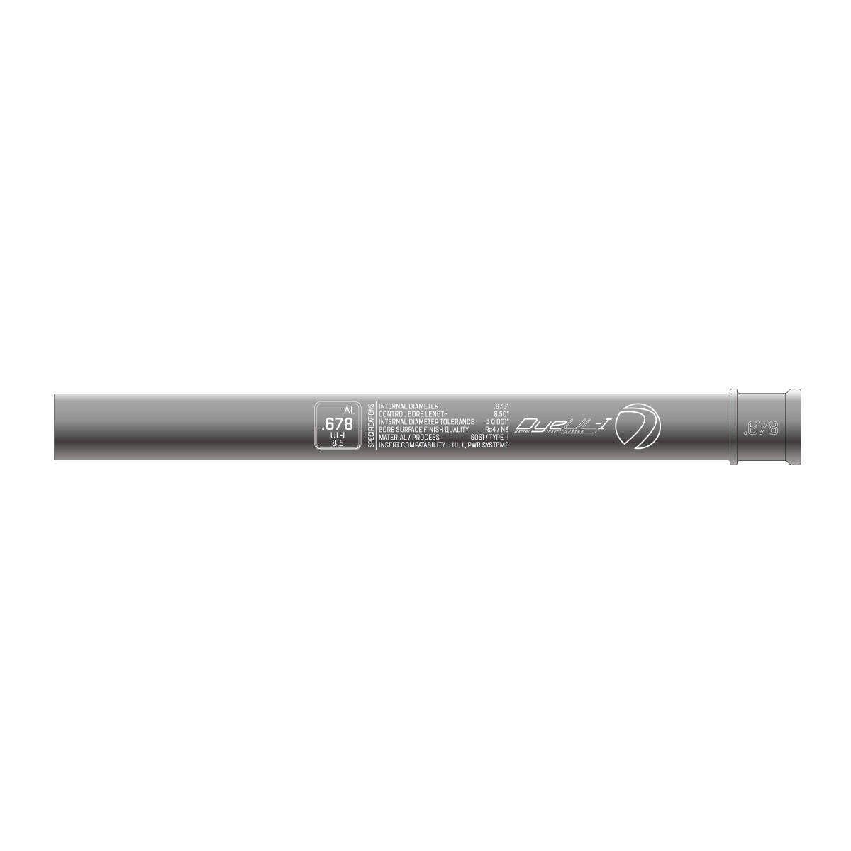 Dye UL-I Barrel Insert - Bore .678