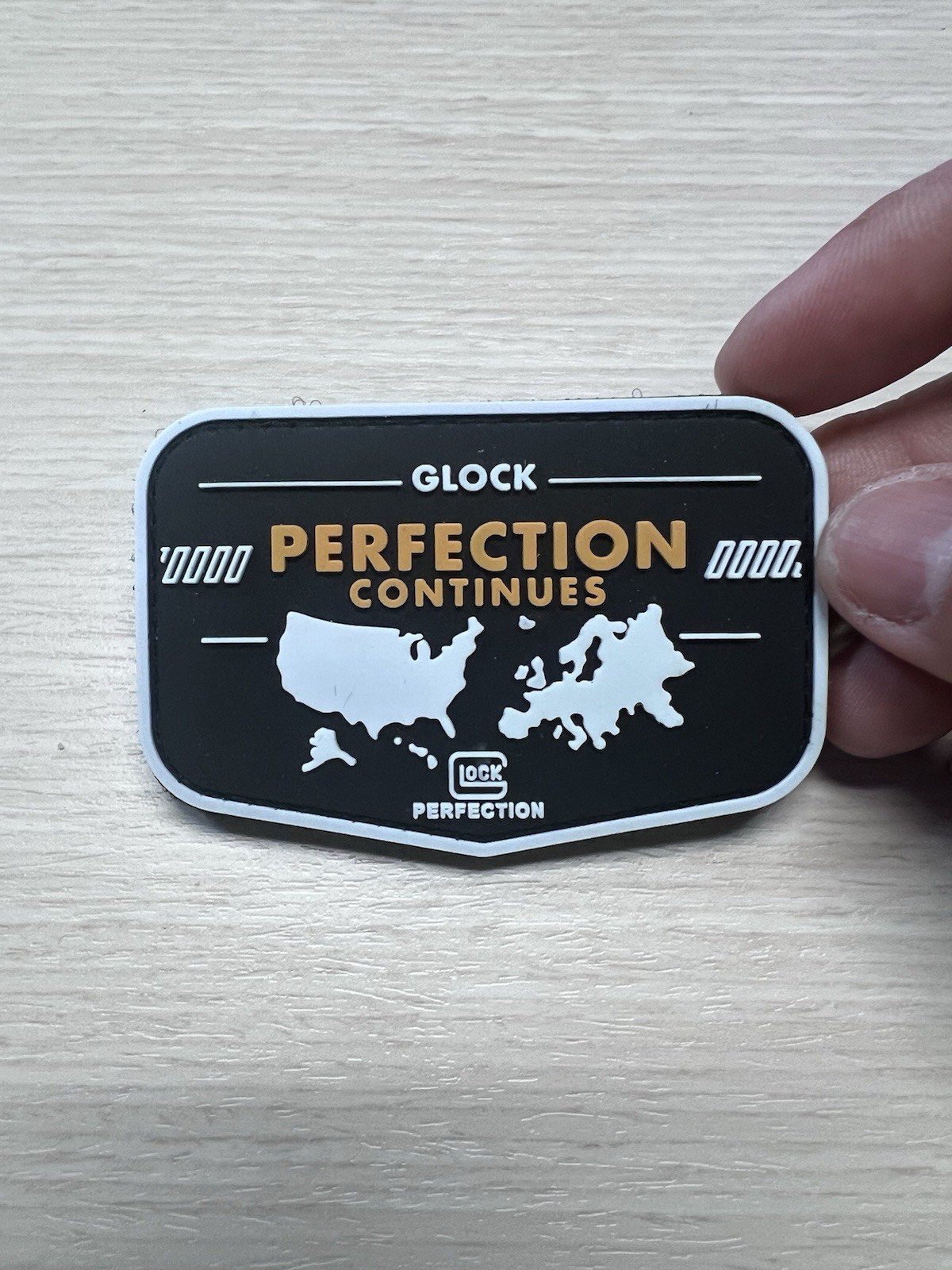 Glock Perfection Patches OEM Hook Loop PVC