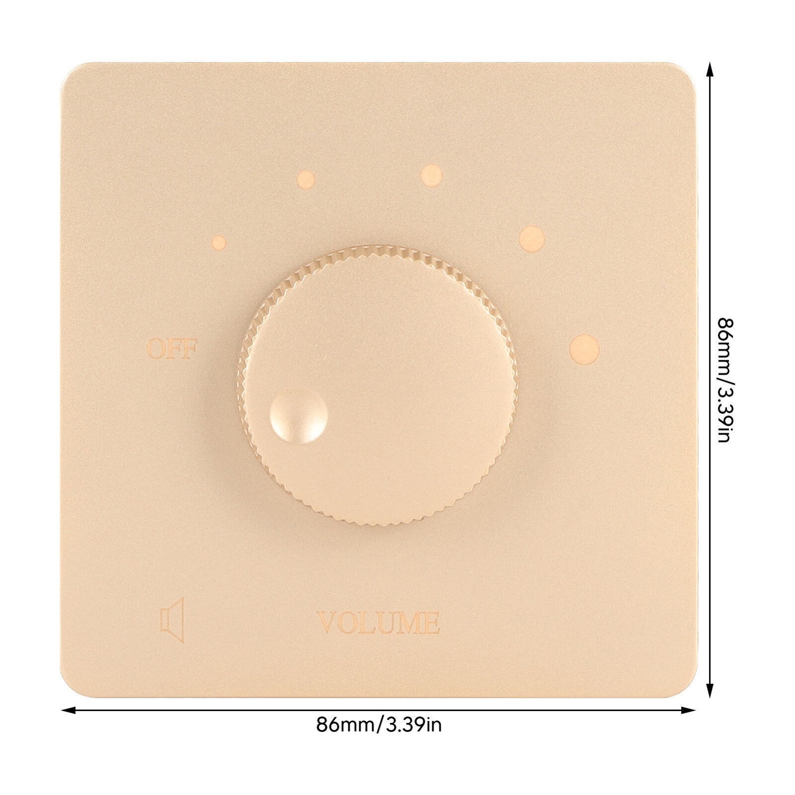 50W Volume Control Professional Safety 5 Gears Tuning Knob Volume Controller