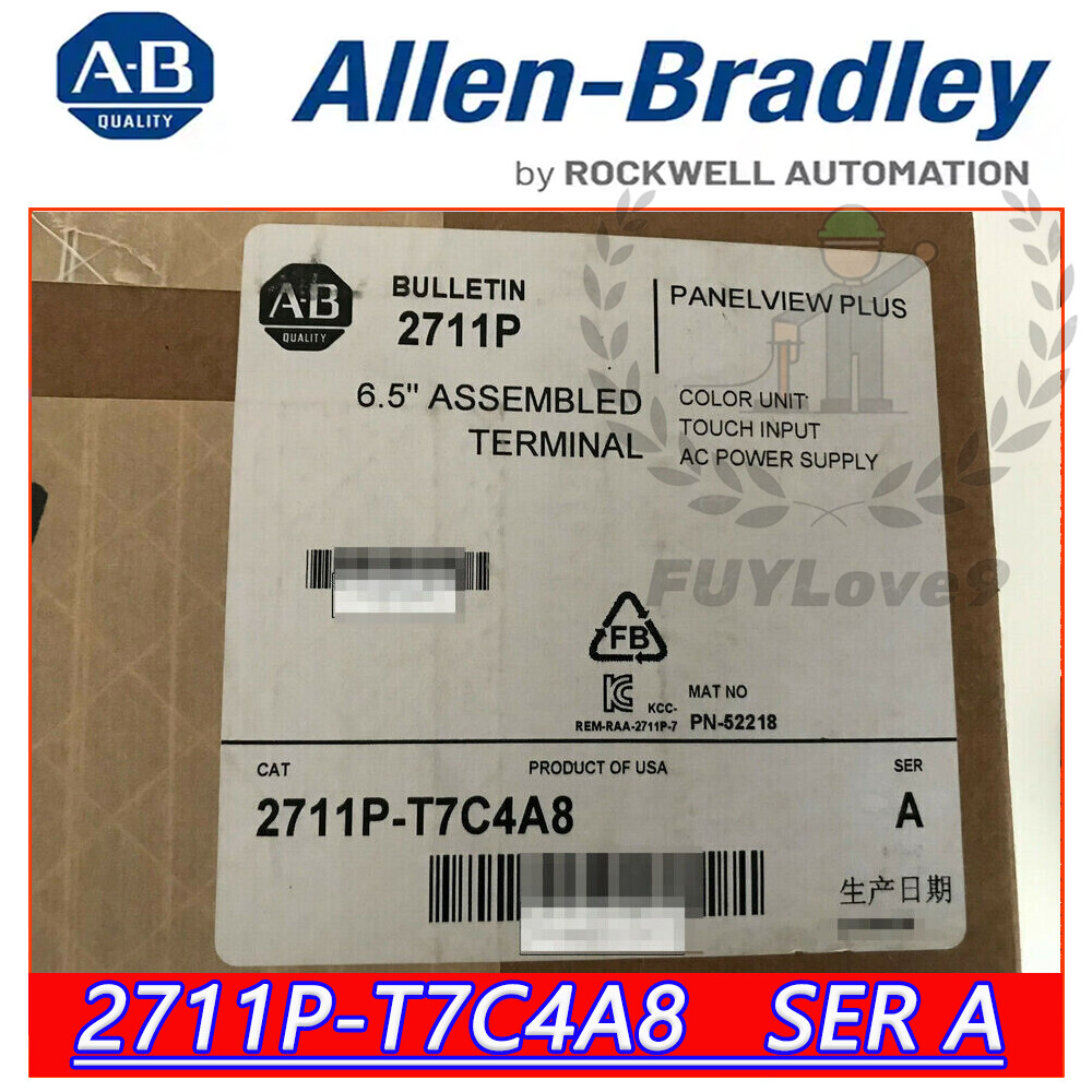 Brand New AB 2711P-T7C4A8 /A PanelView Plus Free Shipping