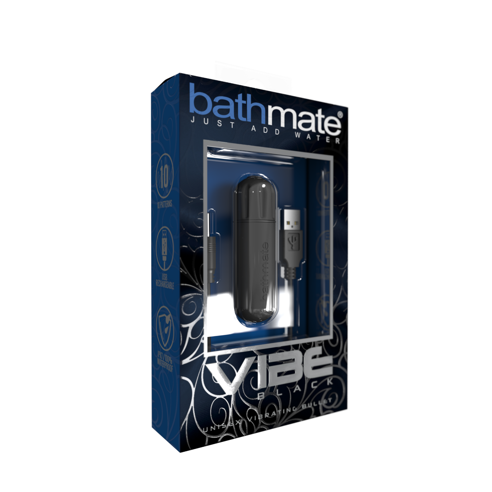 Bathmate VIBE Bullet 10 Function Waterproof USB Rechargeable Powerful Vibrator