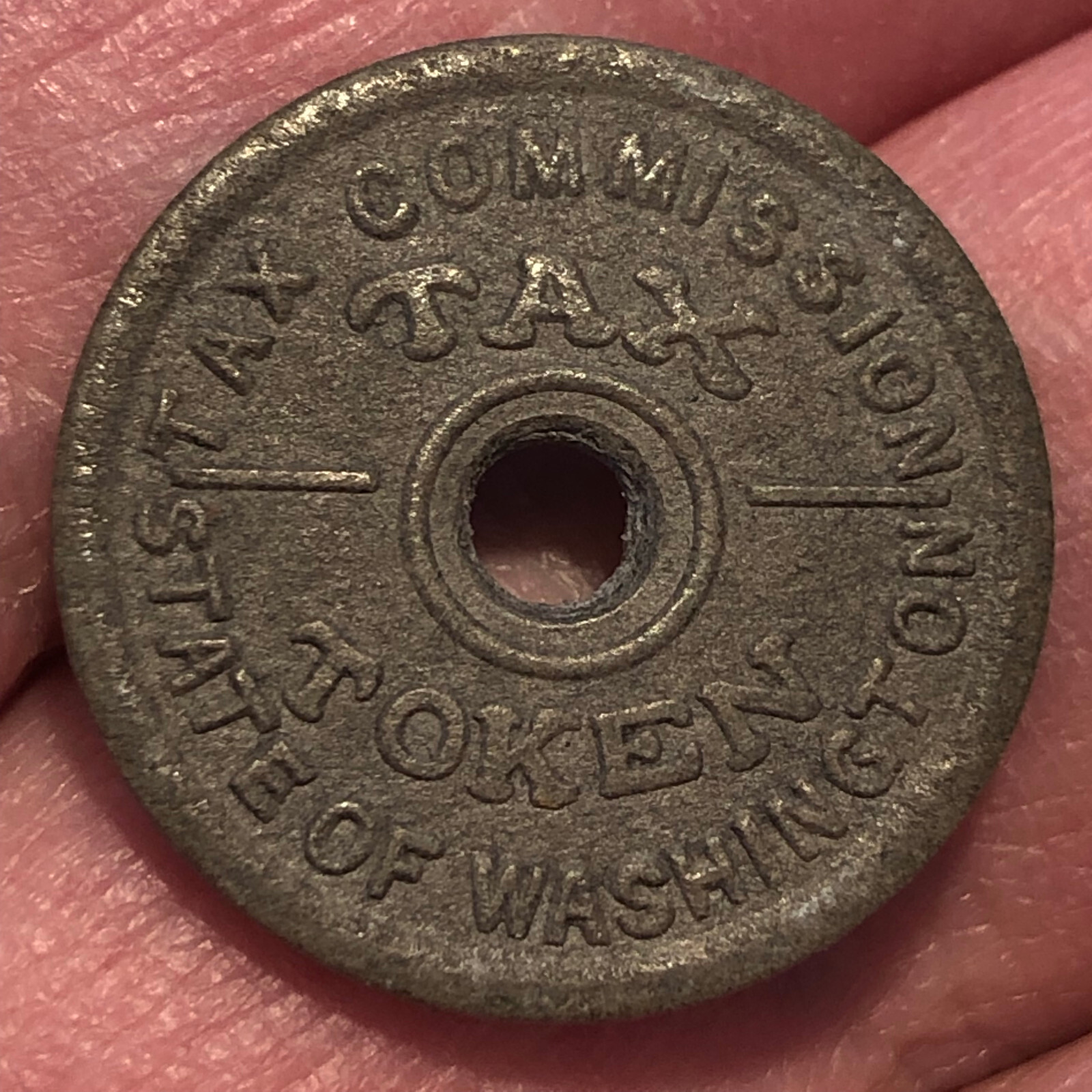 Tax Token State of Washington - Tax On Purchase 14 Cents or Less - Laws of 1941