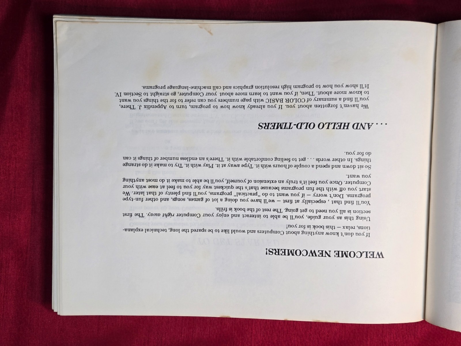Radio Shack Getting Started with Color BASIC TRS-80 Color Computer 2 Manual 1981