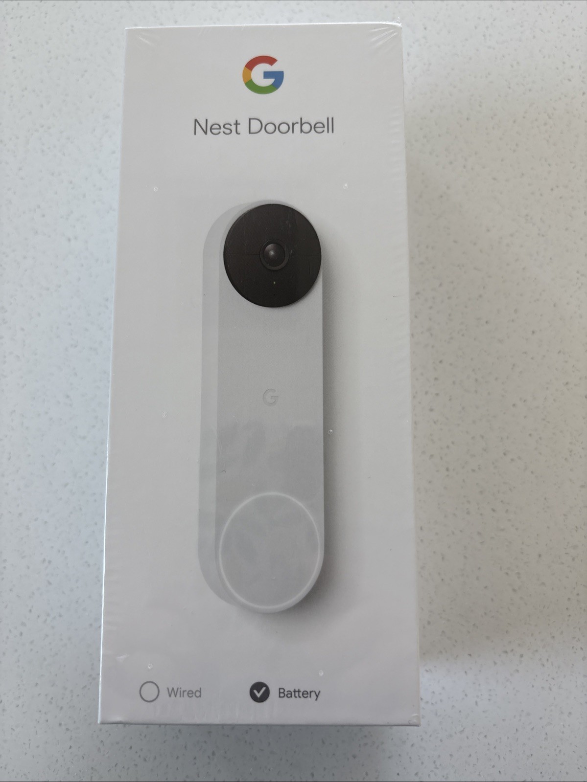 Google Nest Doorbell Battery Wireless Video Doorbell WiFi GA01318-US Sealed
