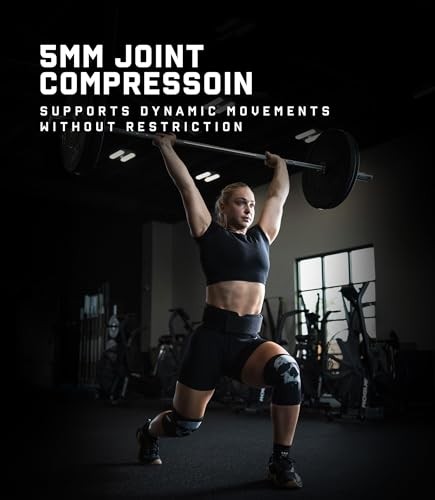 5MM Knee Sleeves for Weightlifting, Squats, Powerlifting, and Medium Dread