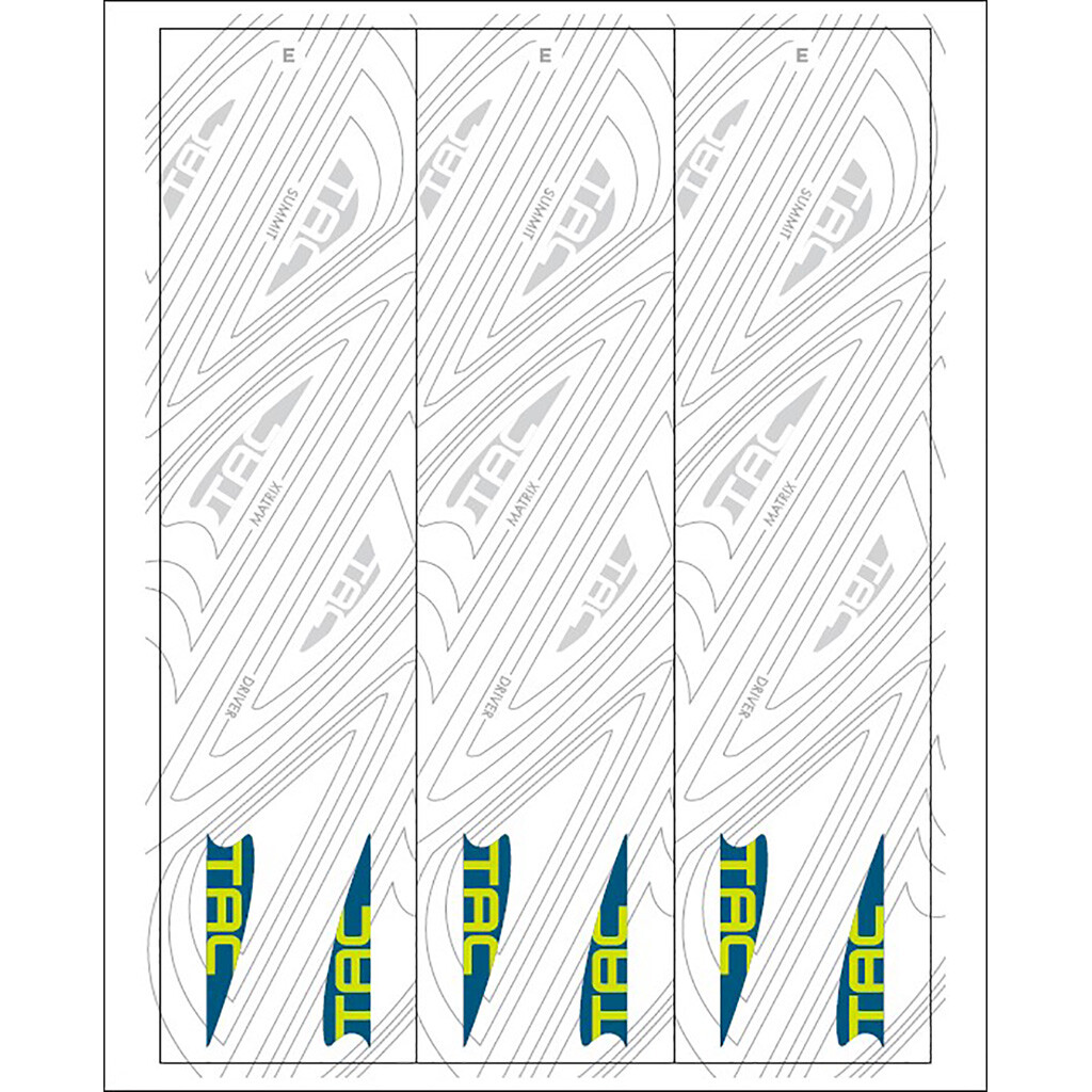 TAC Vanes Arrow Specific Wraps White Size E 4.675 13 pk.